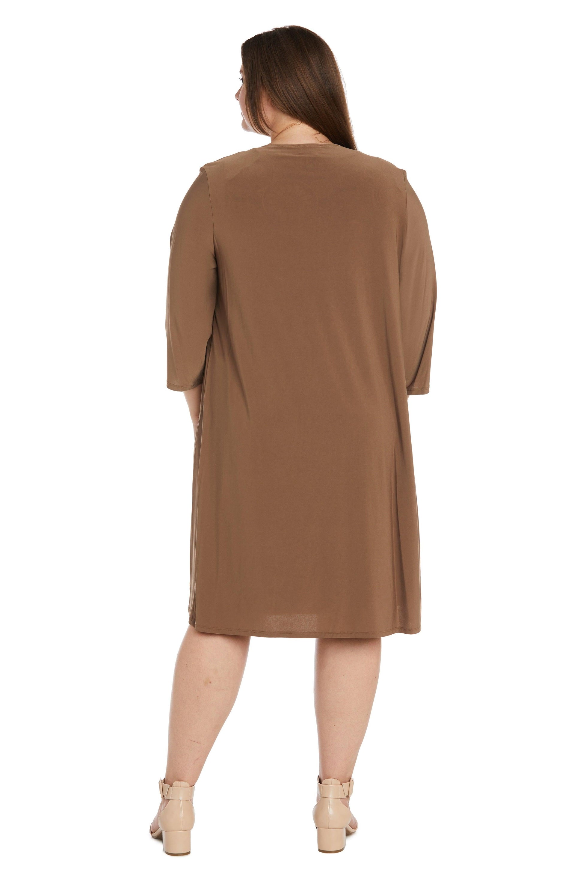 R&M Richards 7907W Plus Size Short Jacket Dress