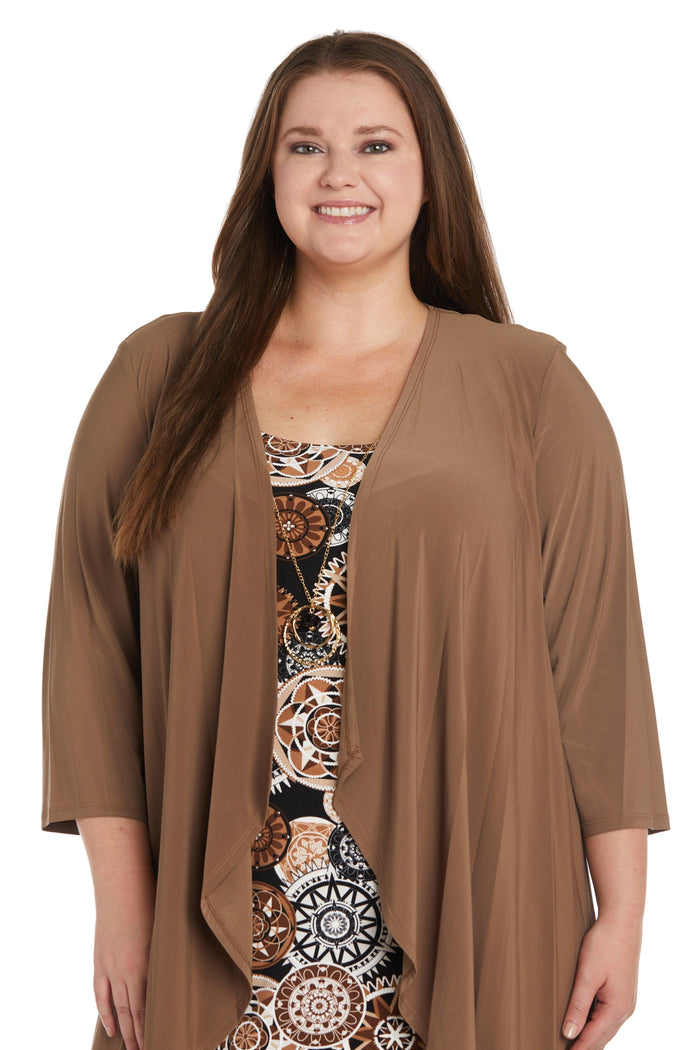 R&M Richards Plus Size Short Jacket Dress 7907W - The Dress Outlet