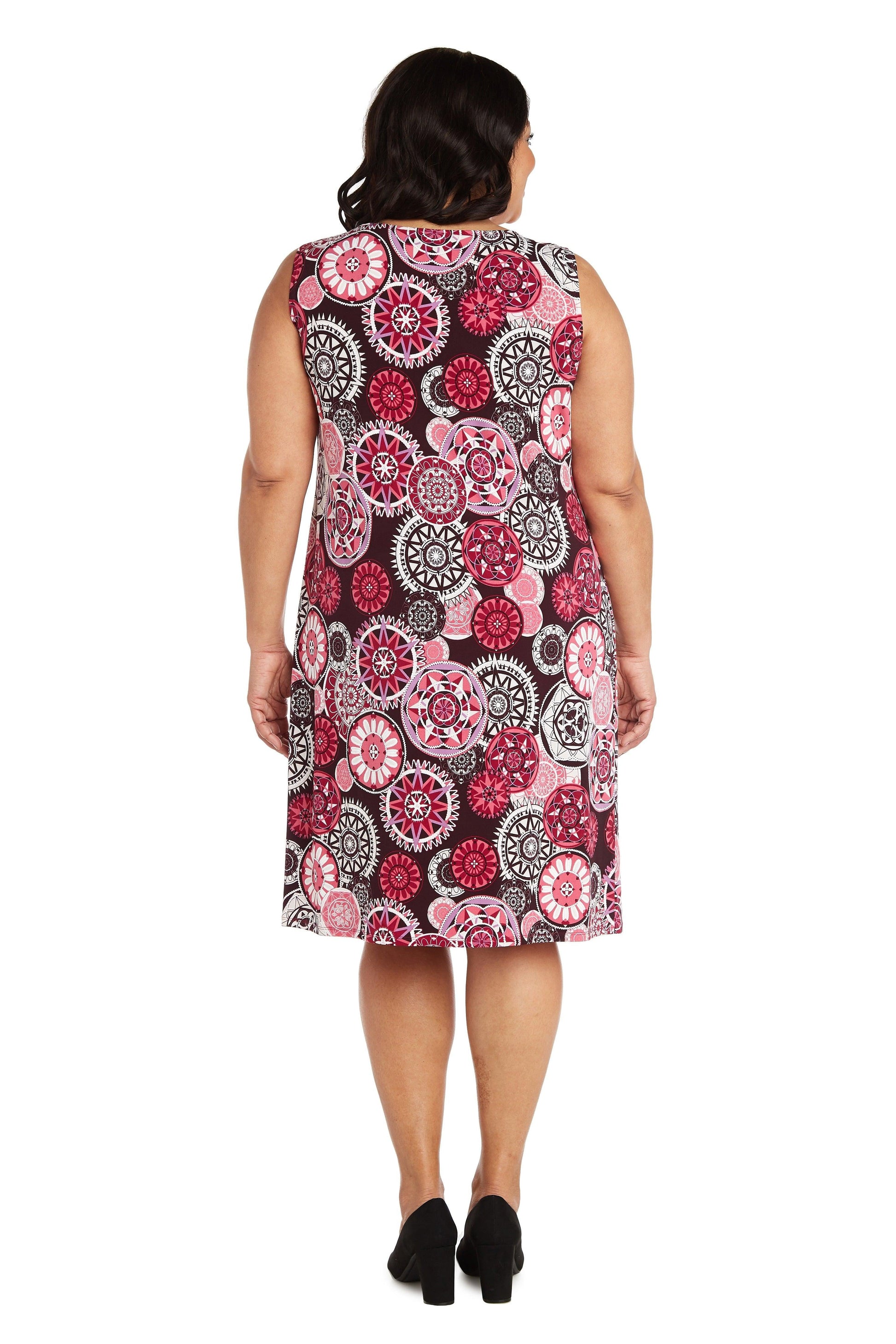 R&M Richards 7907W Plus Size Short Jacket Dress