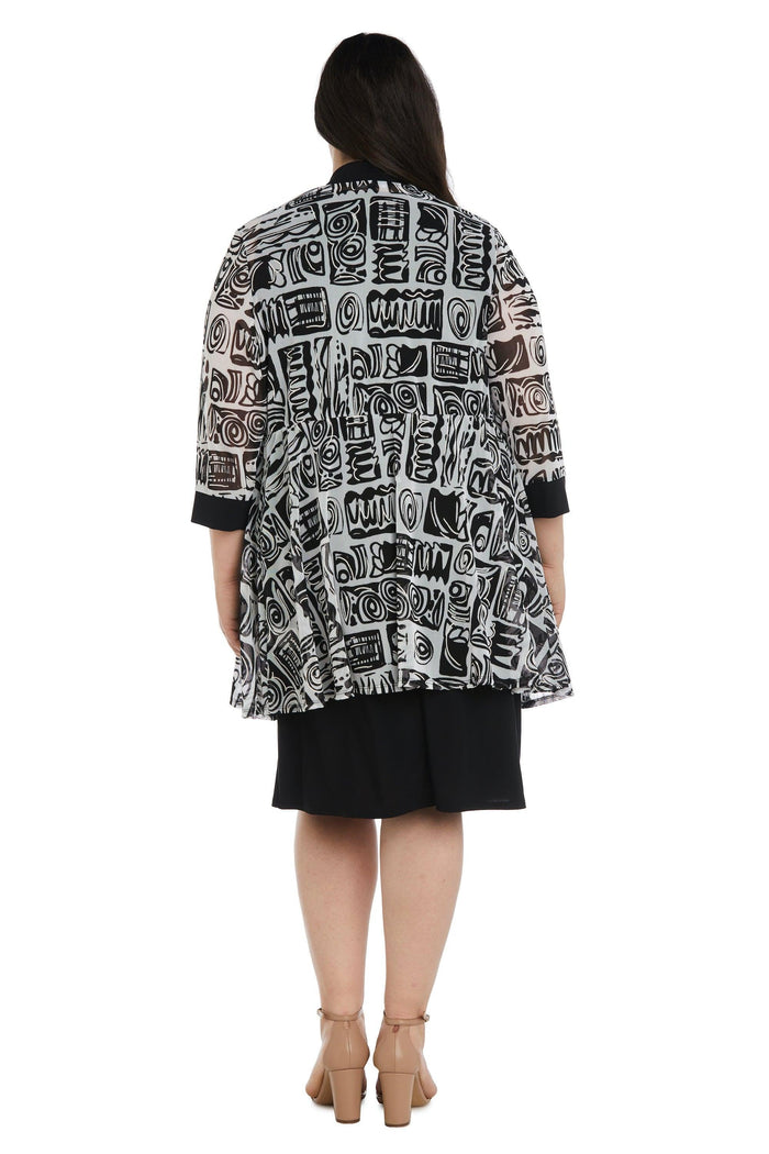 R&M Richards Plus Size Short Jacket Dress 7923W - The Dress Outlet