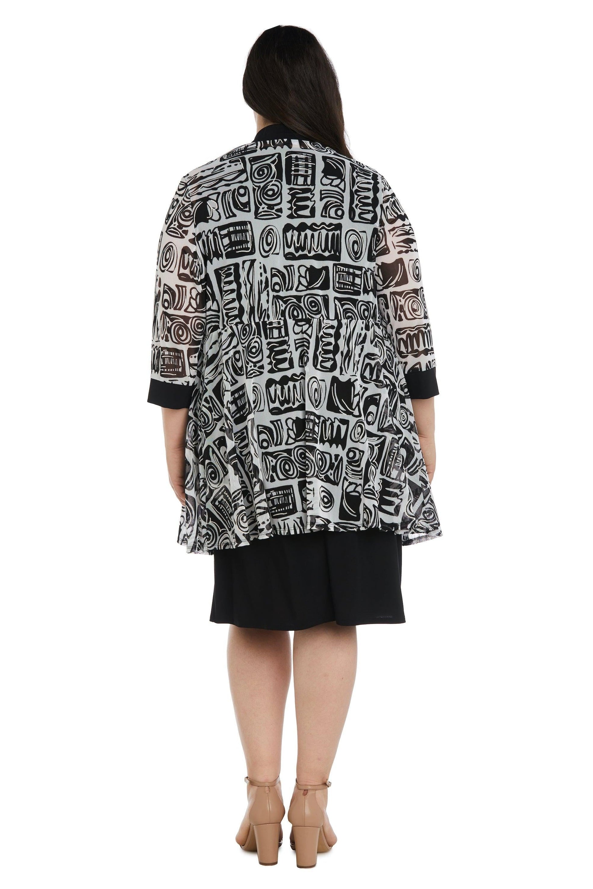 R&M Richards 7923W Plus Size Short Jacket Dress