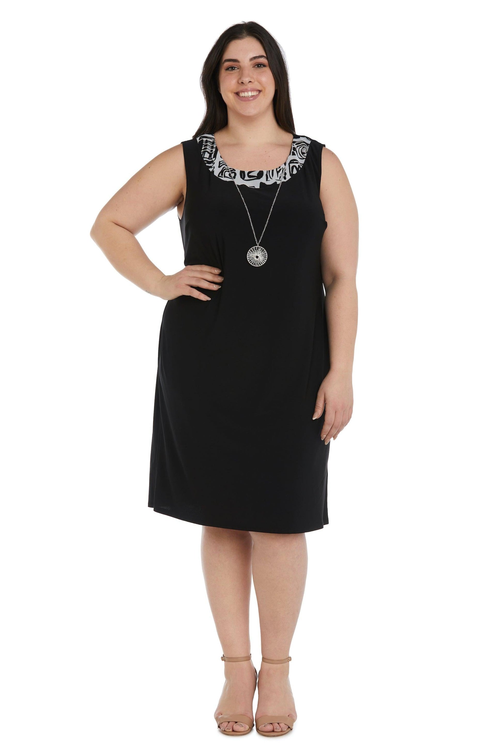 R&M Richards 7923W Plus Size Short Jacket Dress