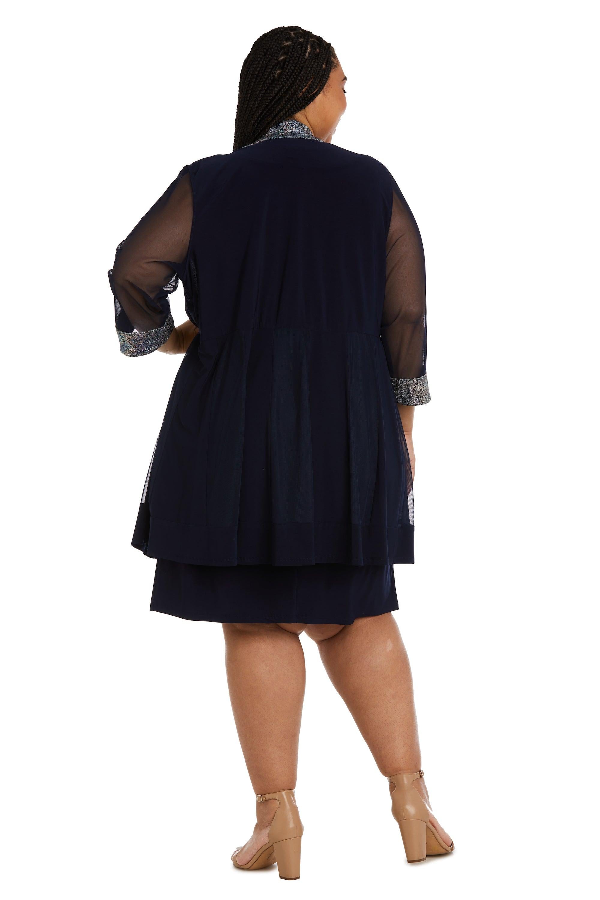R&M Richards Plus Size Short Jacket Dress 9147W - The Dress Outlet