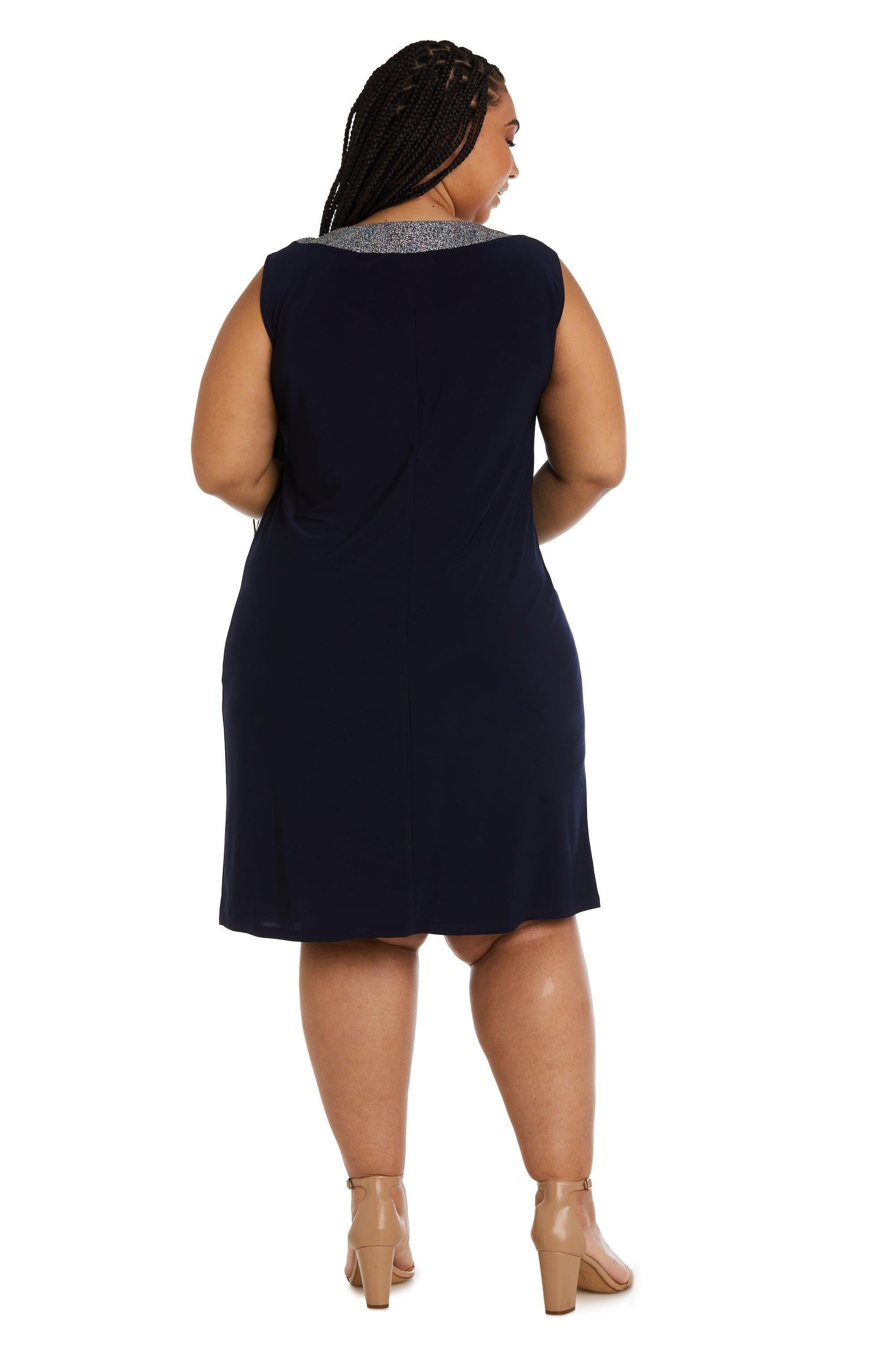 R&M Richards 9147W Plus Size Short Jacket Dress