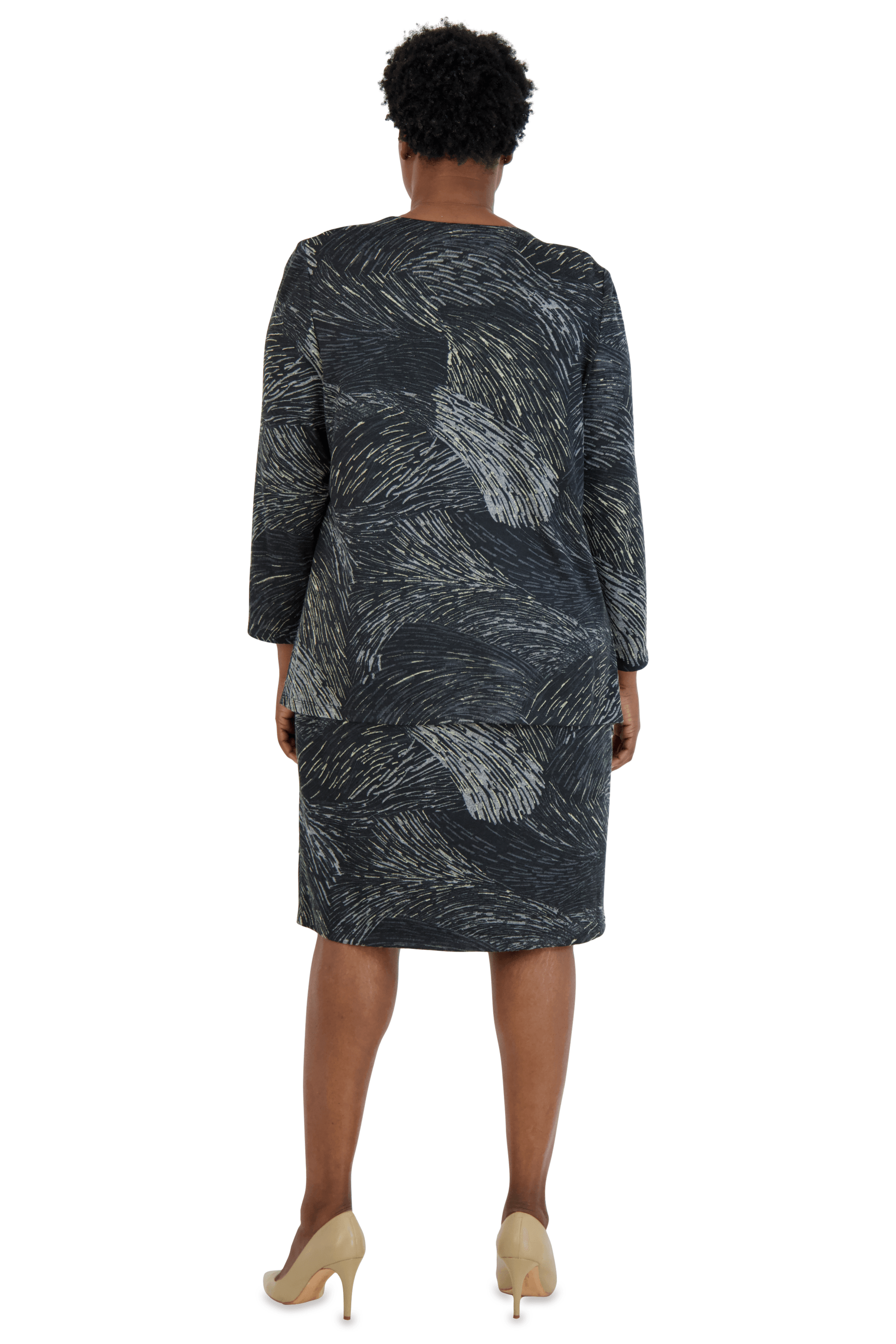 R&M Richards Plus Size Short Jacket Dress 9156W - The Dress Outlet