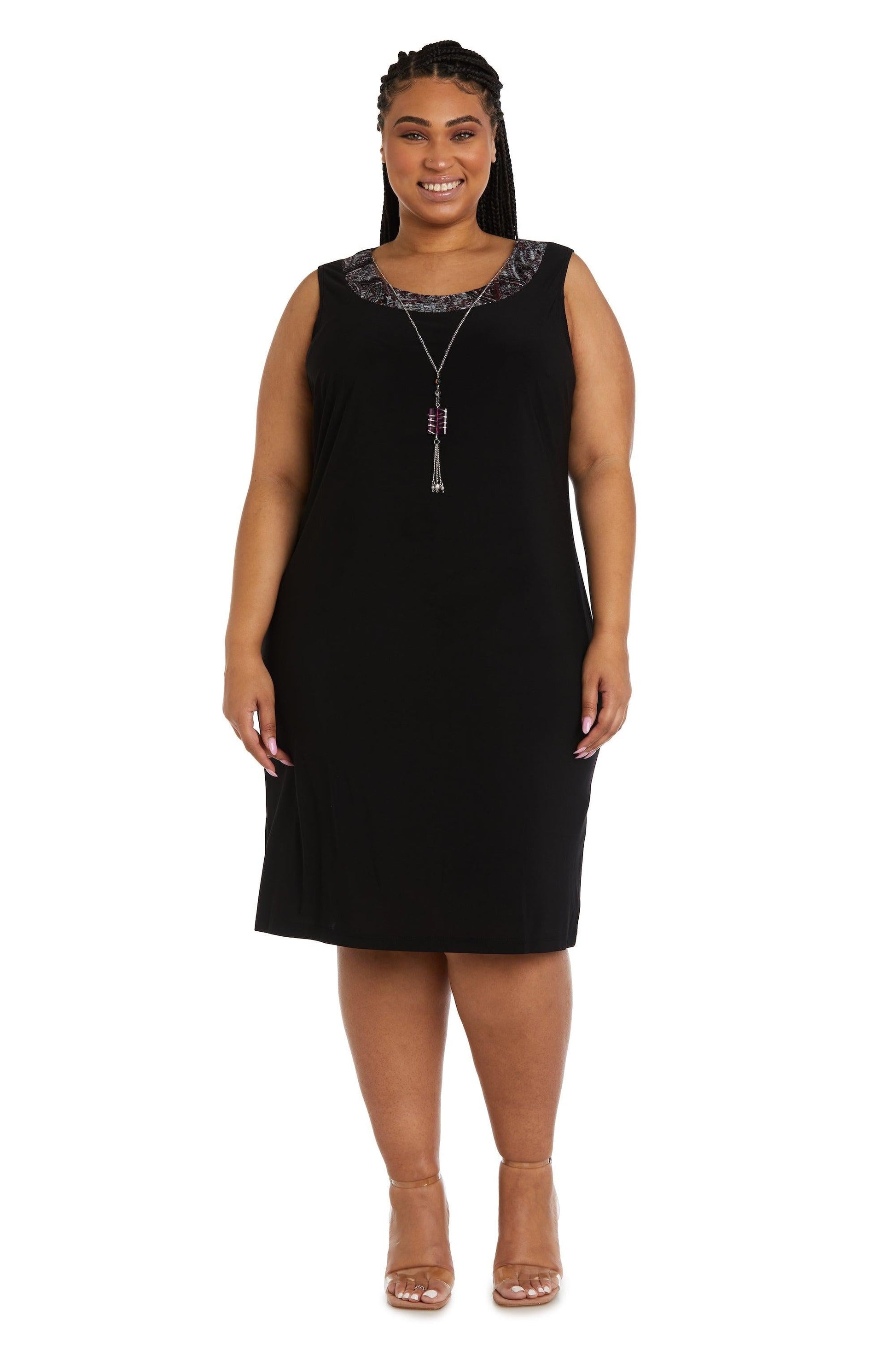 R&M Richards 9213W Plus Size Short Jacket Dress