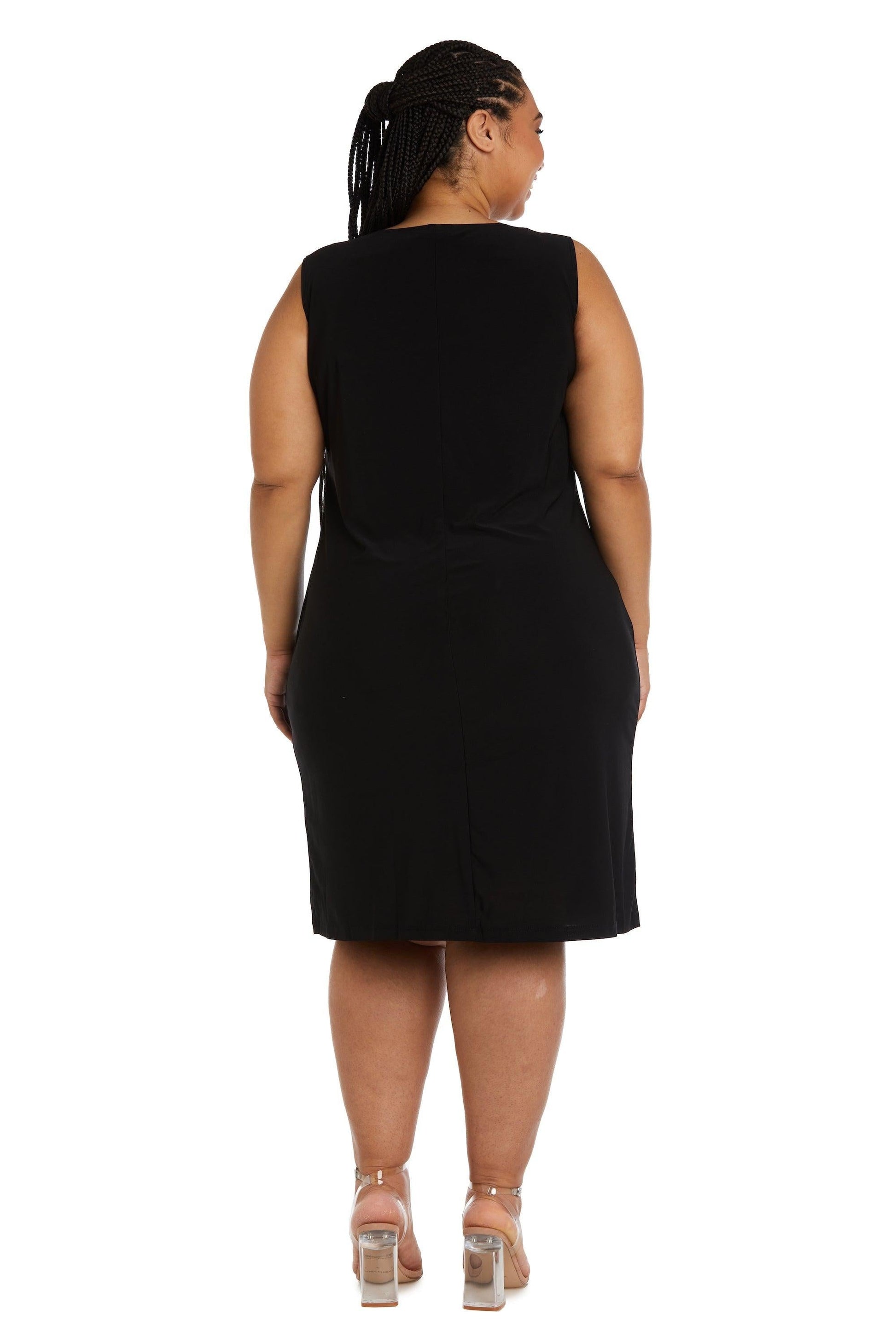 R&M Richards 9213W Plus Size Short Jacket Dress