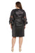 R&M Richards Plus Size Short Metallic Dress 5633W - The Dress Outlet
