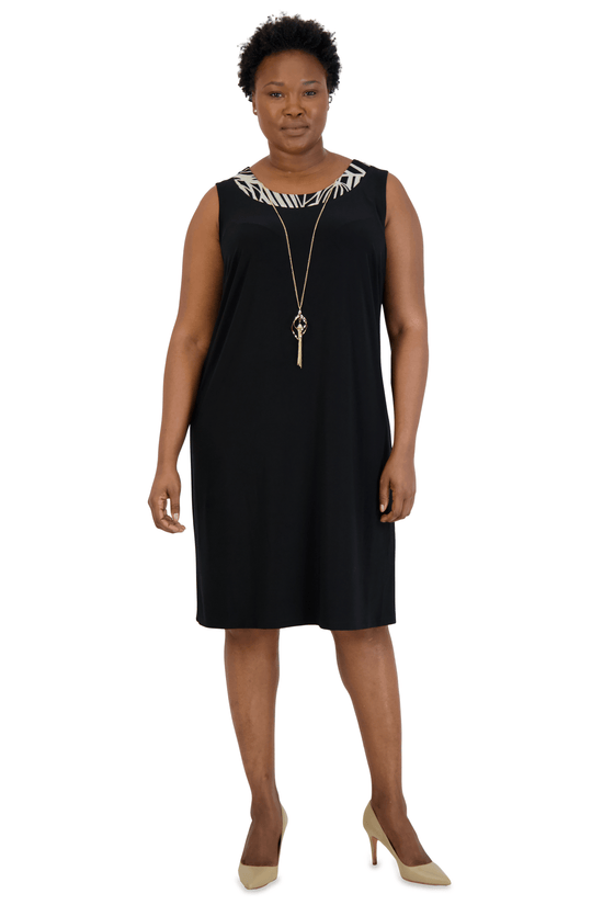 Black/Gold R&M Richards 9143W Plus Size Two Piece Jacket Dress for $69. ...