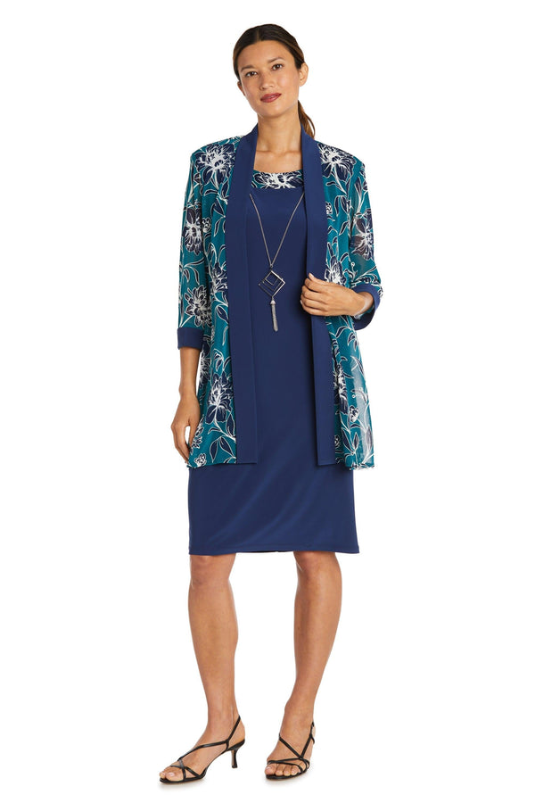 Short Petite Dress Jacket R&M Richards 7843P