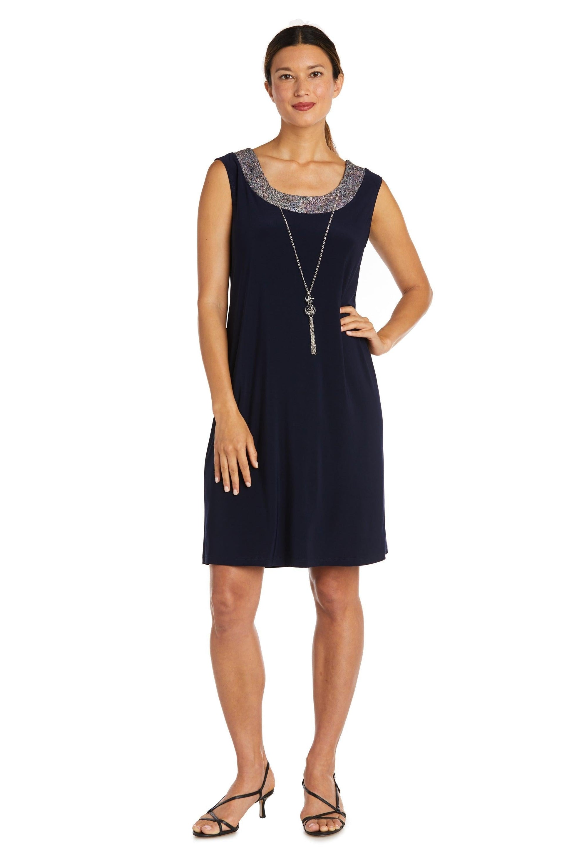 R&M Richards 9147P Short Piece Petite Jacket Dress