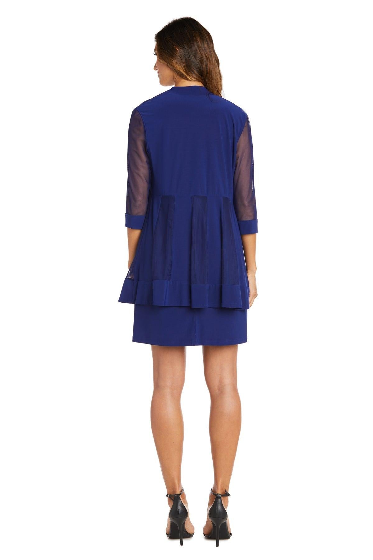 R&M Richards 8442P Short Beaded Petite Jacket Dress