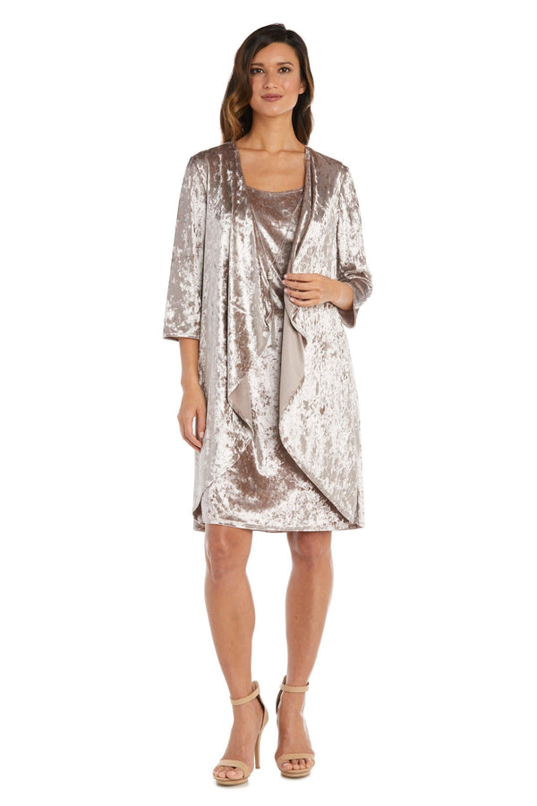 Short Cocktail Dress Jacket Dress R&M Richards 9537