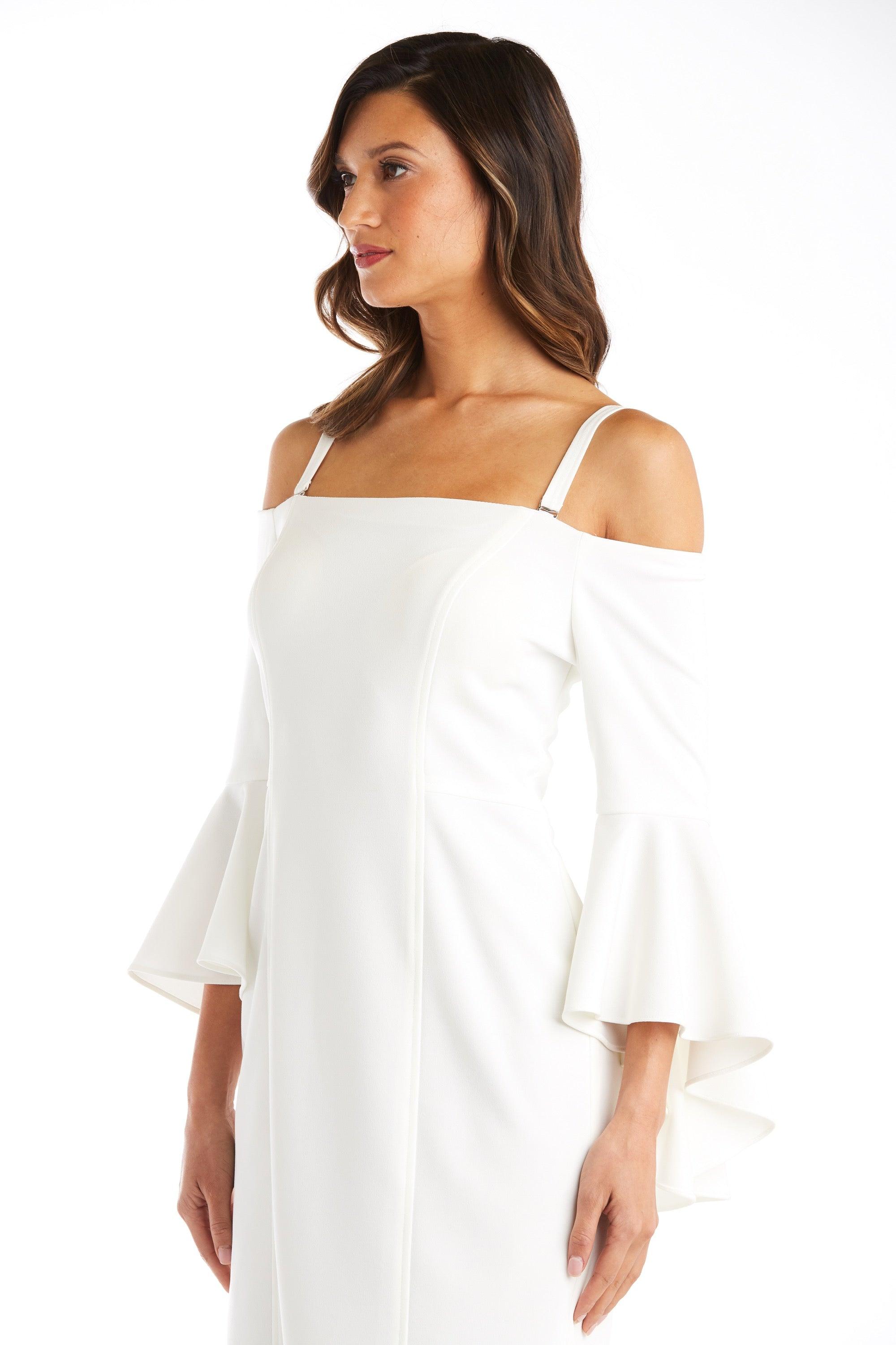 R&M Richards Short Cocktail Off Shoulder Dress Sale - The Dress Outlet