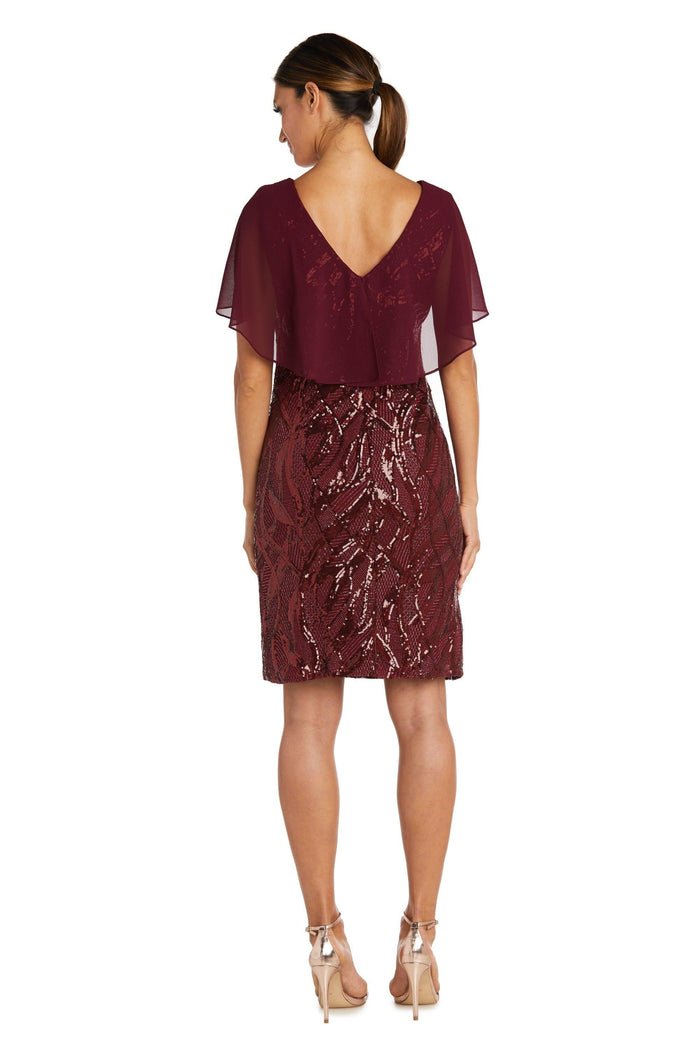 R&M Richards Short Cocktail Petite Dress 7531P - The Dress Outlet