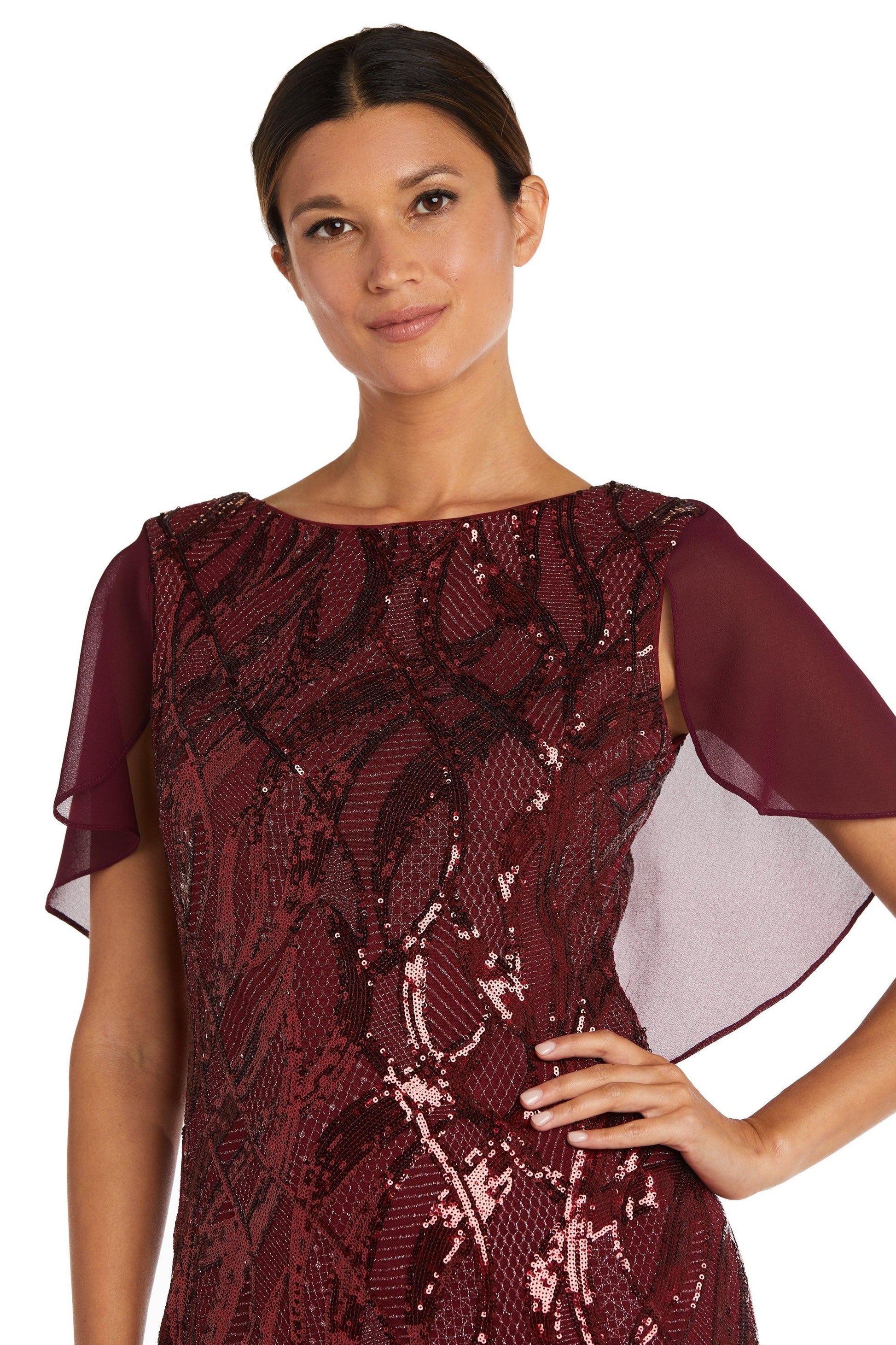 R&M Richards 7531P Short Cocktail Petite Dress
