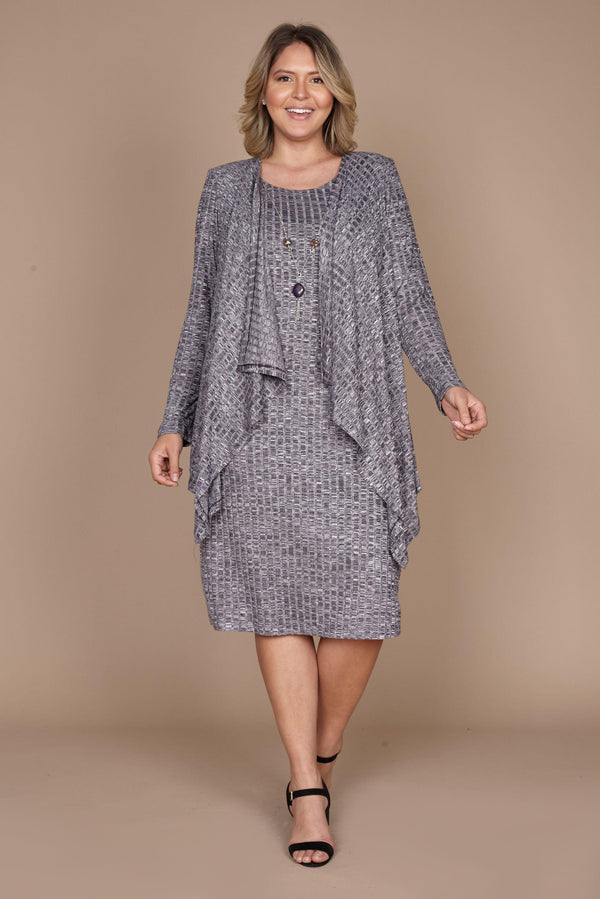 Short Cascade Jacket Dress Formal R&M Richards 9146