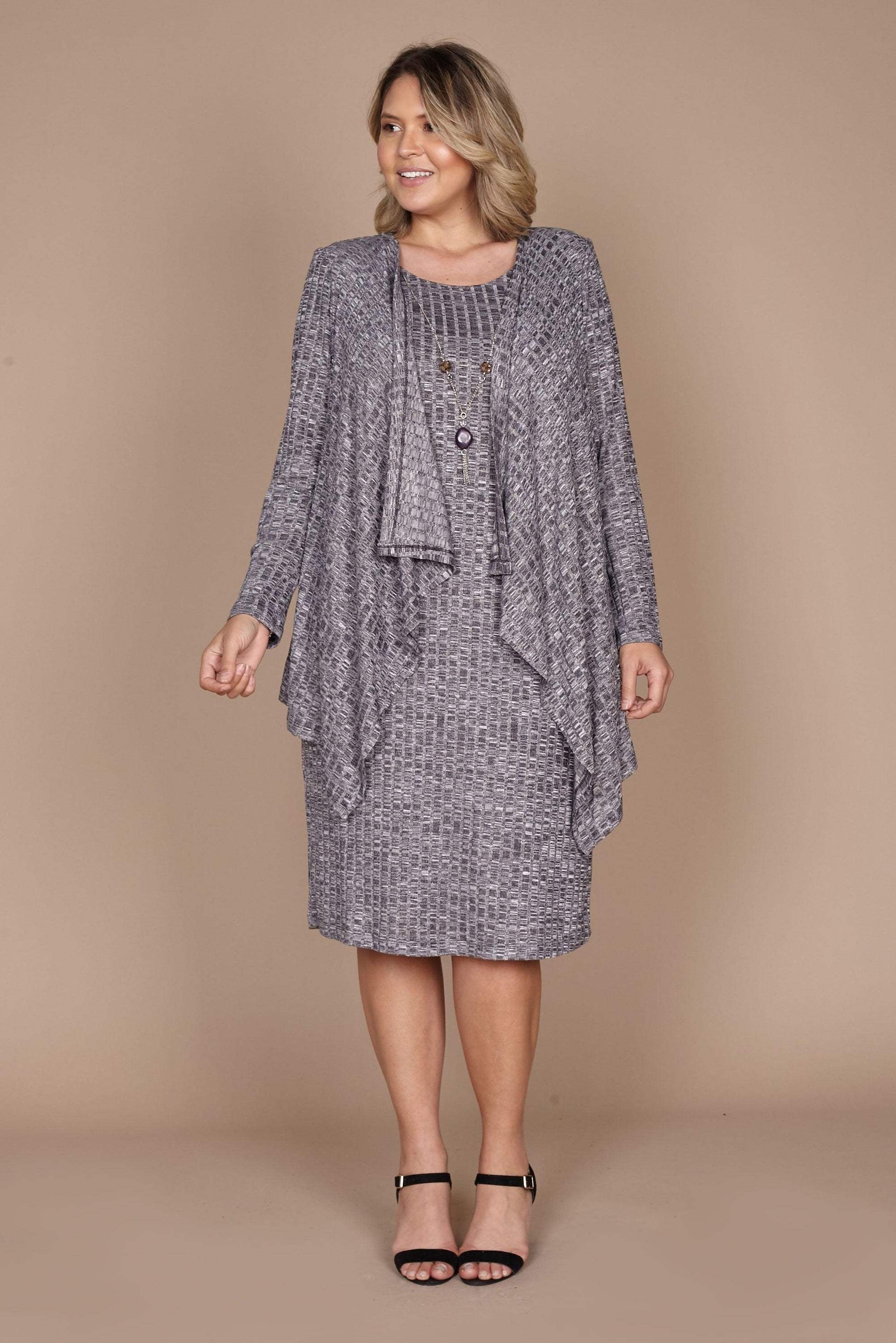 R&M Richards 9146 Short Dress With Cascade Jacket Formal