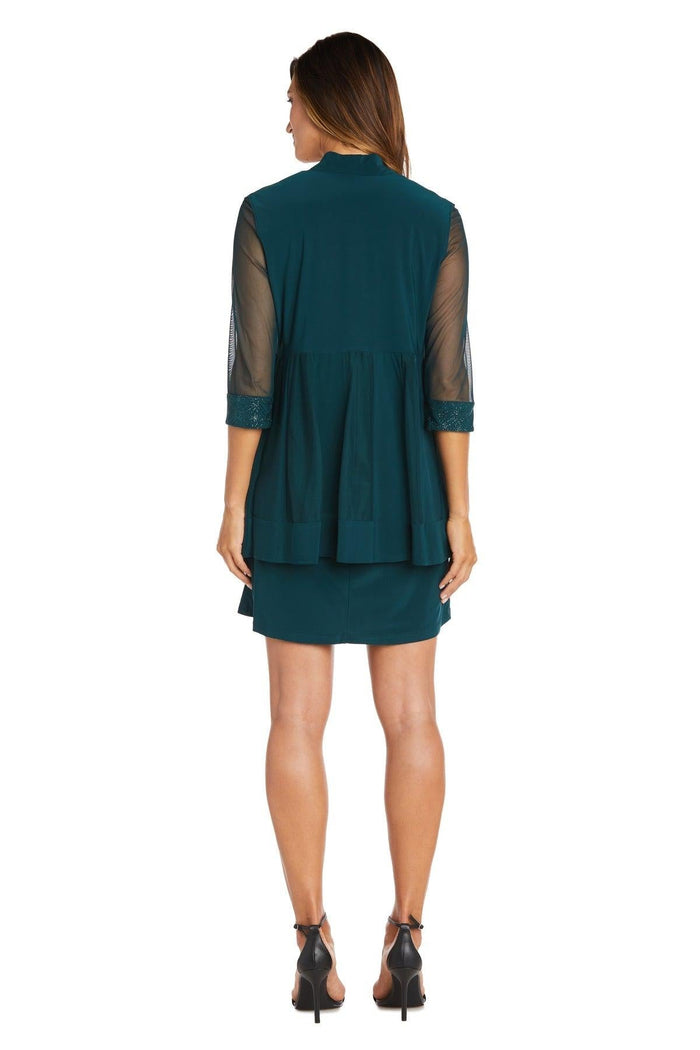 R&M Richards Short Formal Petite Jacket Dress 8271P - The Dress Outlet