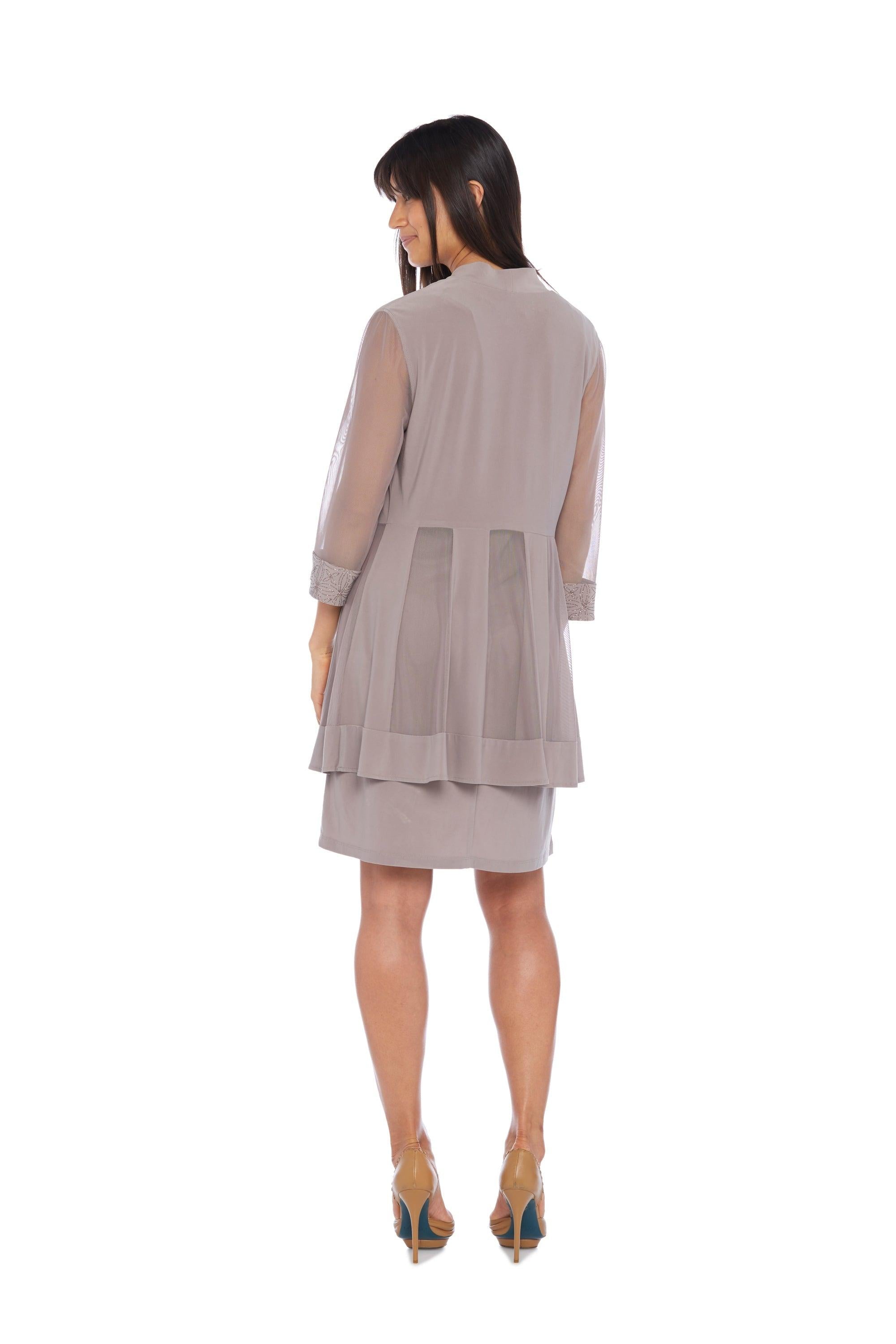 R&M Richards Short Formal Petite Jacket Dress 8271P - The Dress Outlet