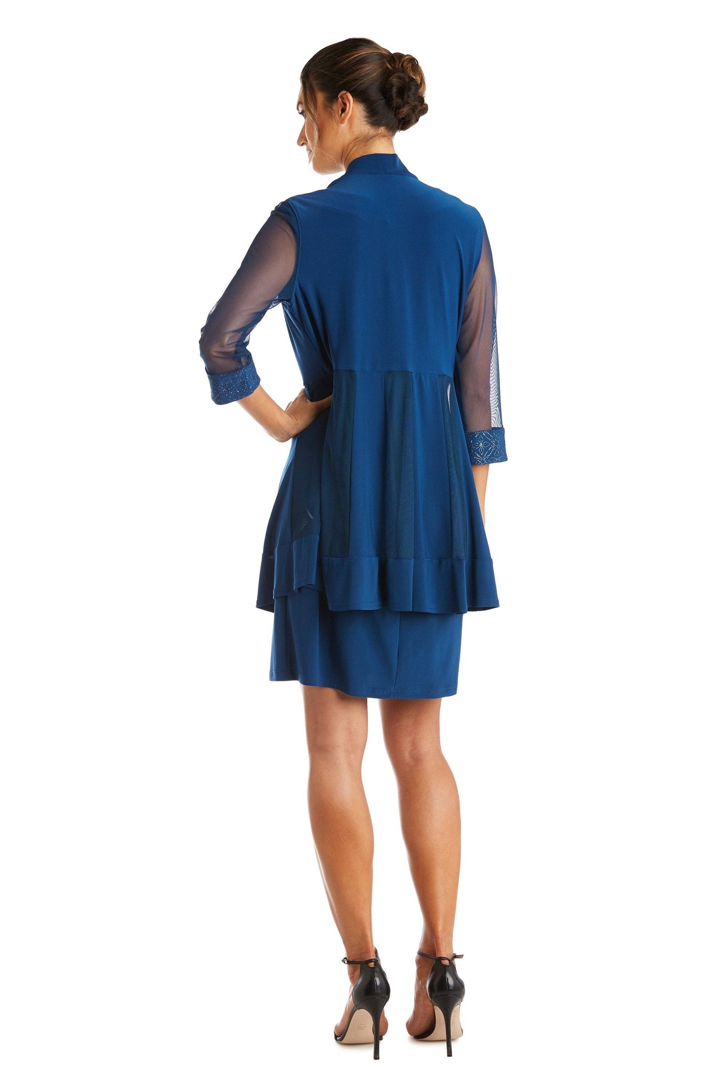 R&M Richards Short Formal Petite Jacket Dress 8271P - The Dress Outlet