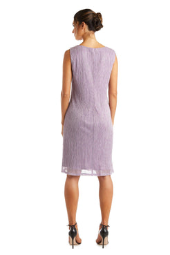 Wine R&M Richards 5191P Short Metallic Petite Dress for $86.99 – The ...