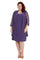 R&M Richards Short Mother of Bride Plus Size Dress 8271W - The Dress Outlet