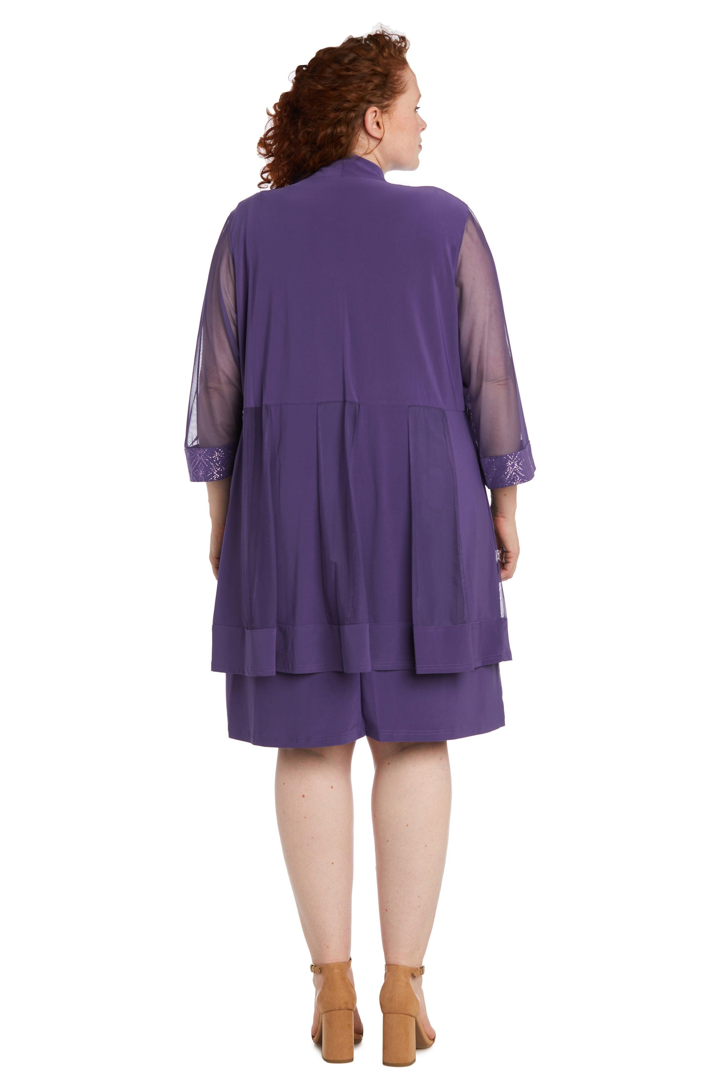 Slate R&M Richards 8271W Short Mother Of Bride Plus Size Dress Sale for ...