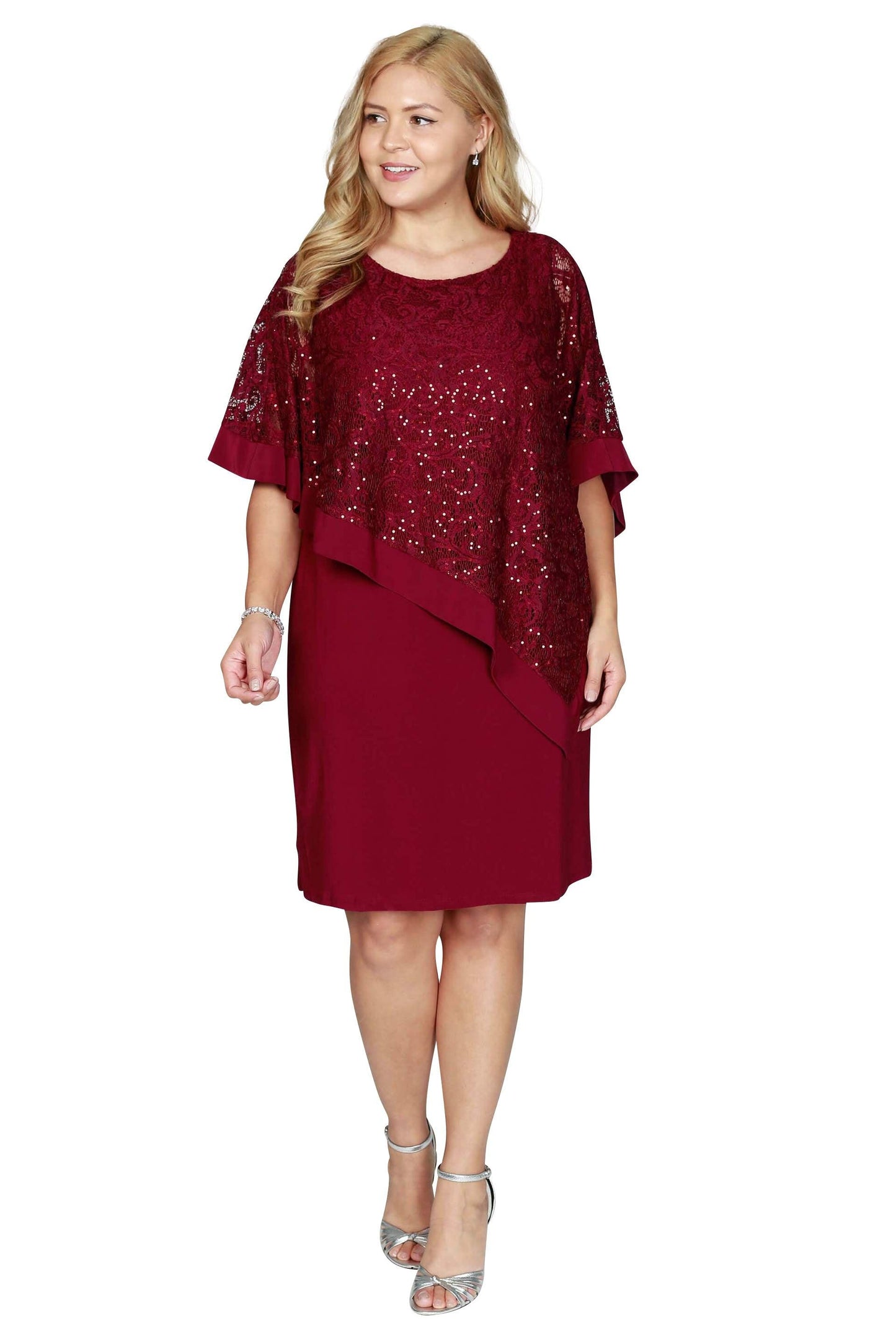R&M Richards Short Mother of the Bride Dress 2292 - The Dress Outlet