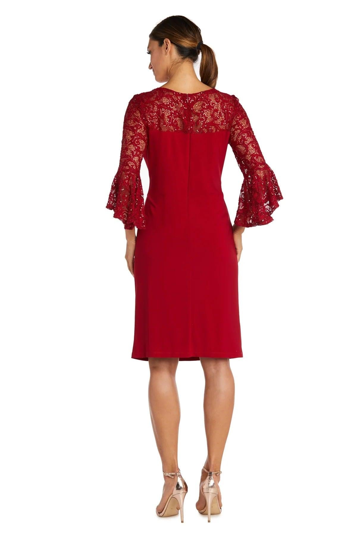 R&M Richards Short Mother of the Bride Dress 2535 - The Dress Outlet