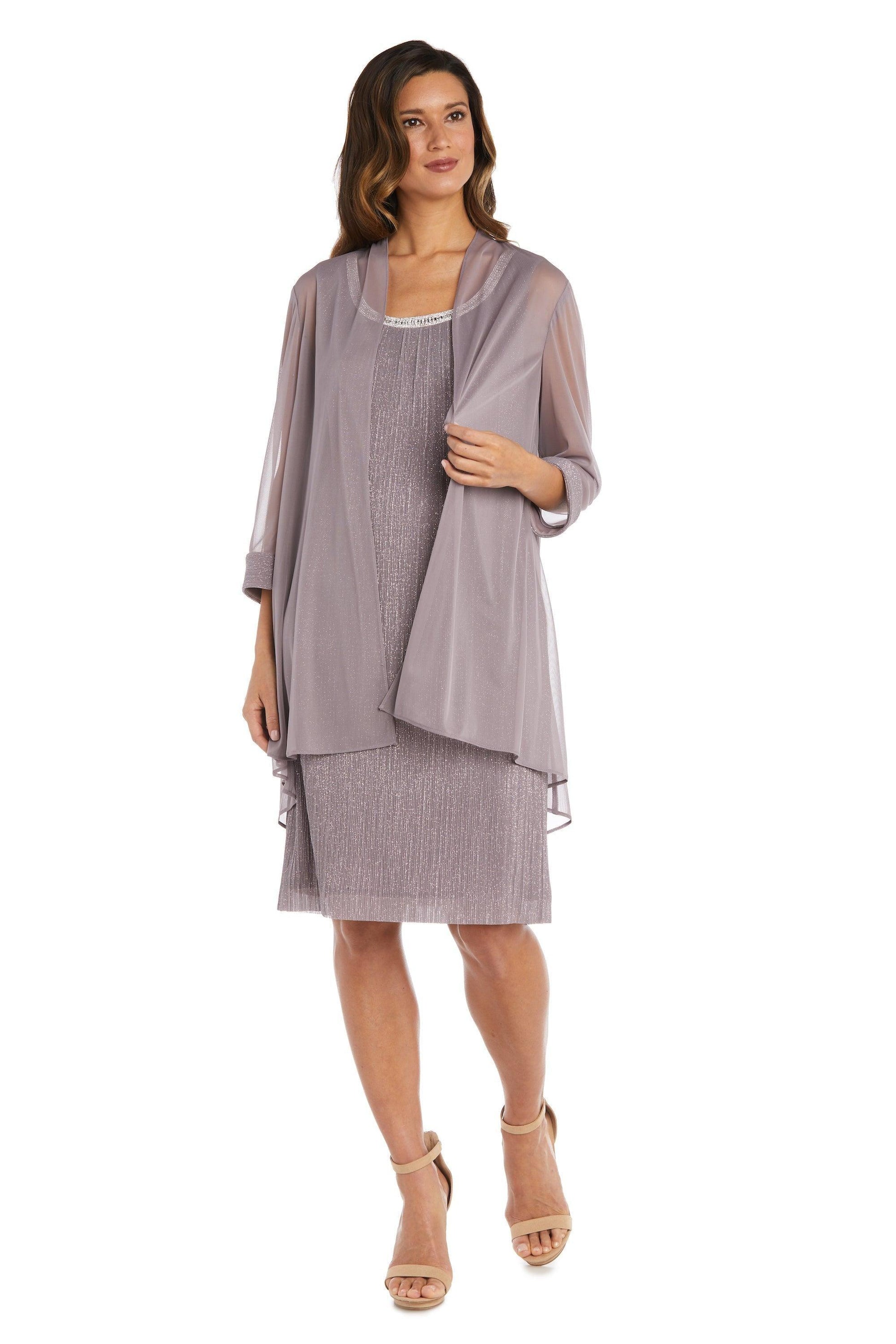 R&M Richards Short Mother of the Bride Dress 2583 - The Dress Outlet