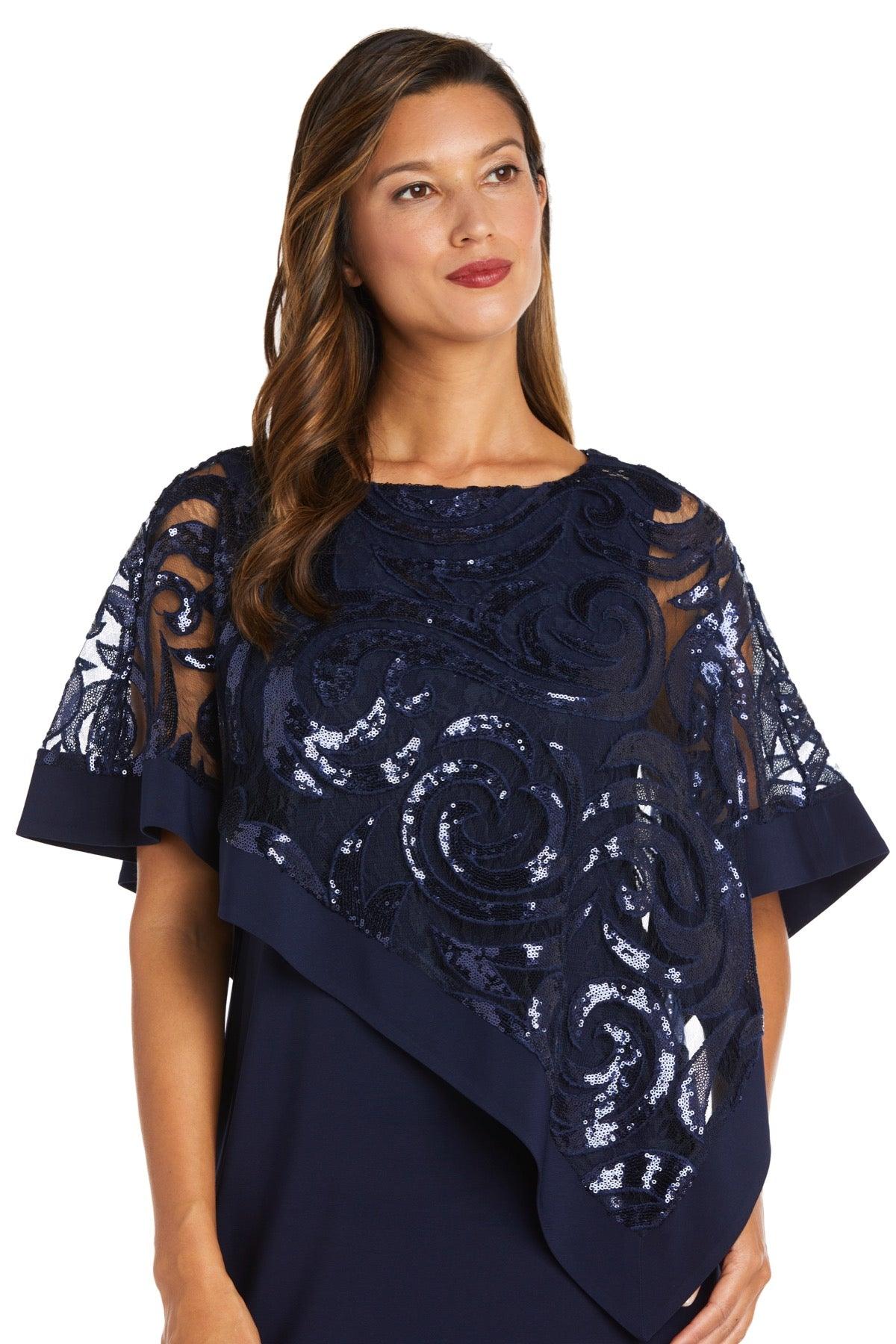 R&M Richards Short Mother of the Bride Dress 2584 - The Dress Outlet