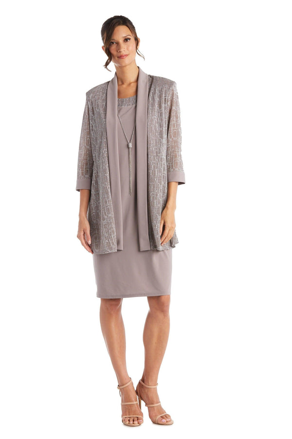 Short Mother Of The Bride Dress Short R&M Richards 5823