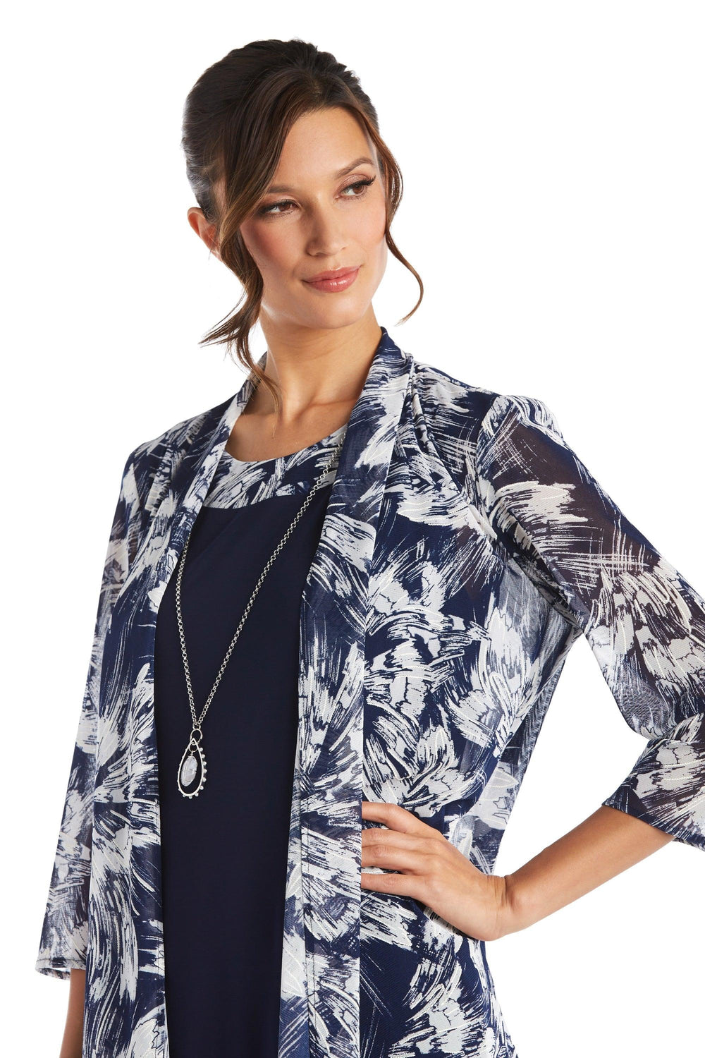 R&M Richards Short Mother of the Bride Dress 7117 - The Dress Outlet