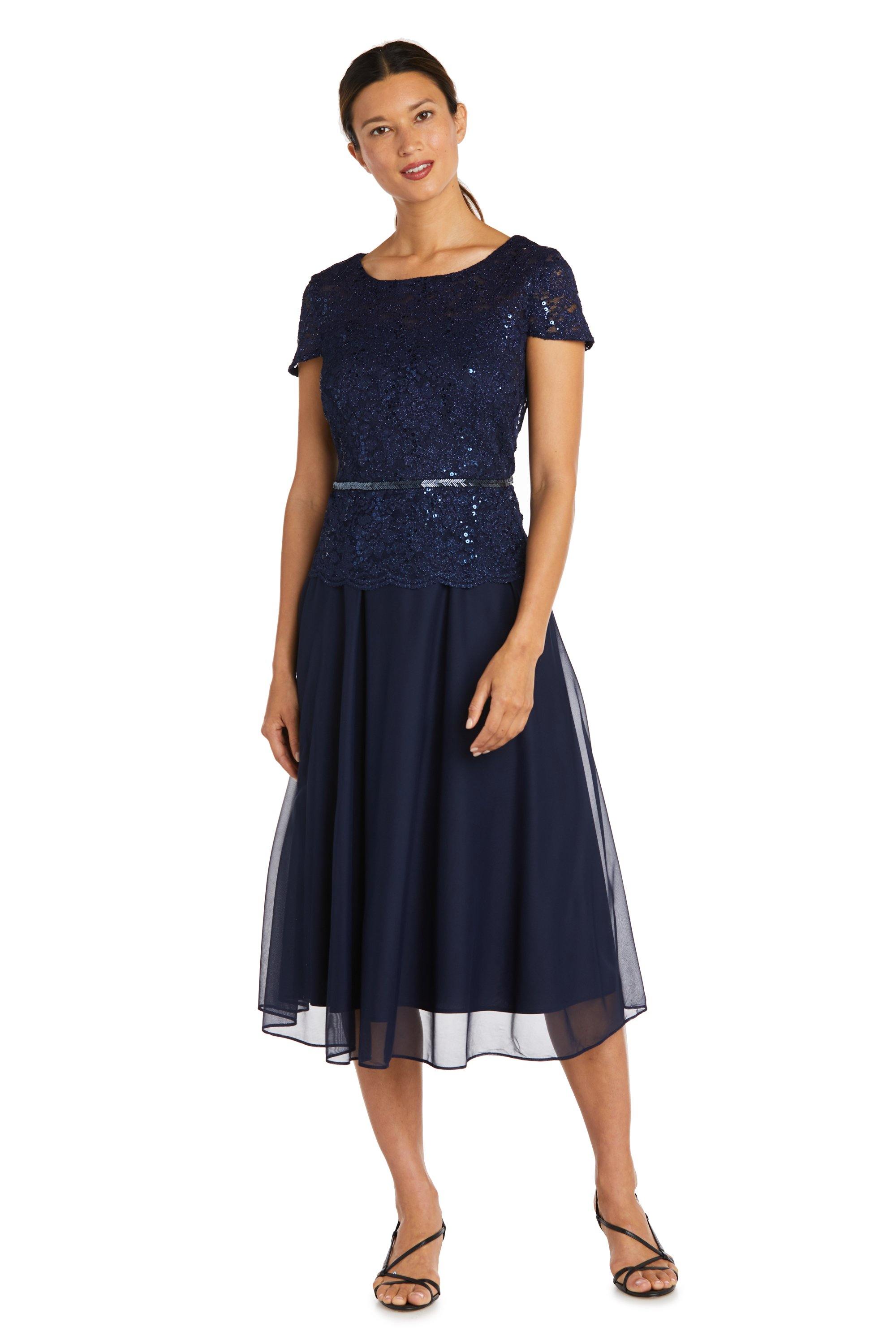 R&M Richards Short Mother of the Bride Dress 7829 - The Dress Outlet