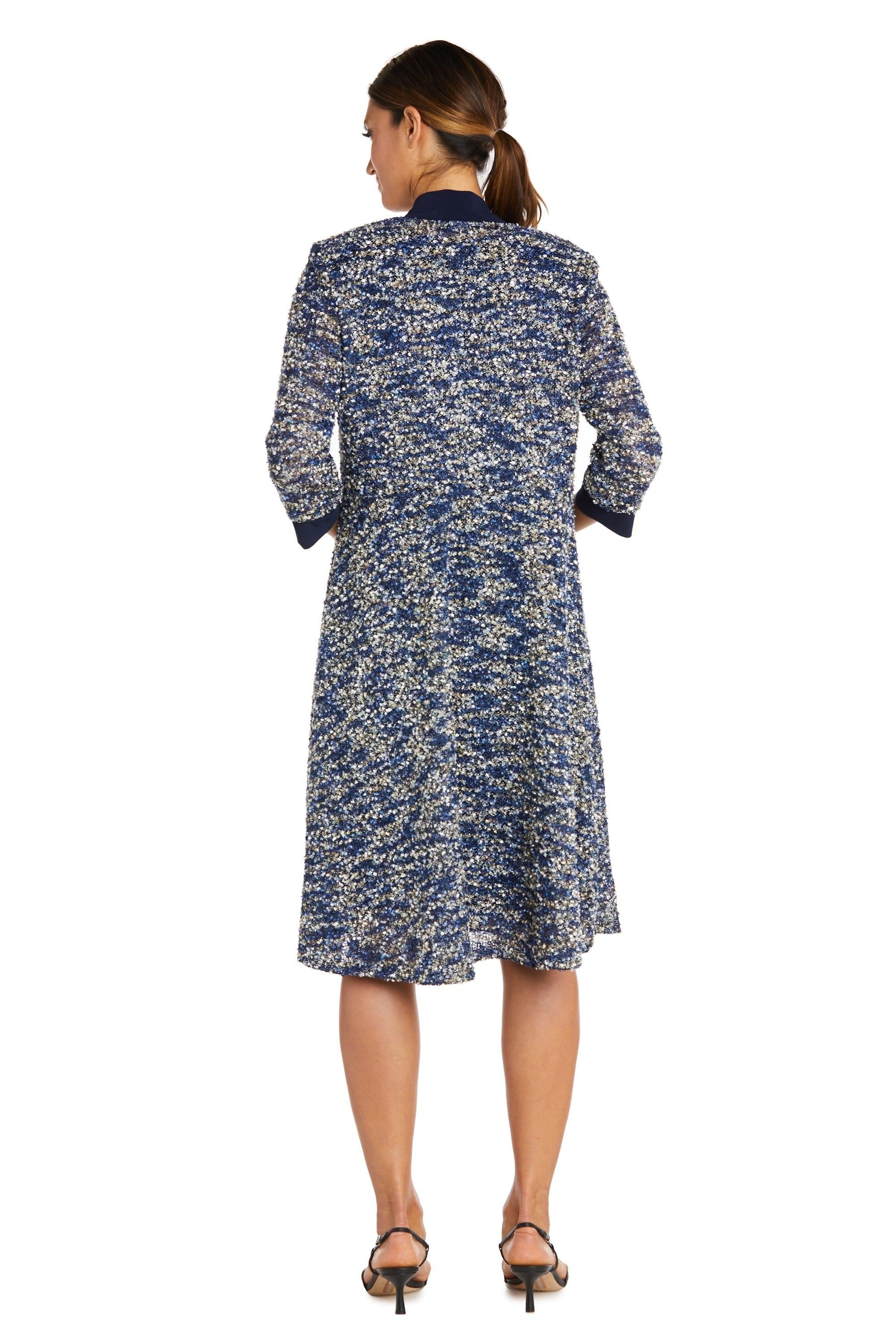 R&M Richards Short Mother of the Bride Dress 9045P - The Dress Outlet