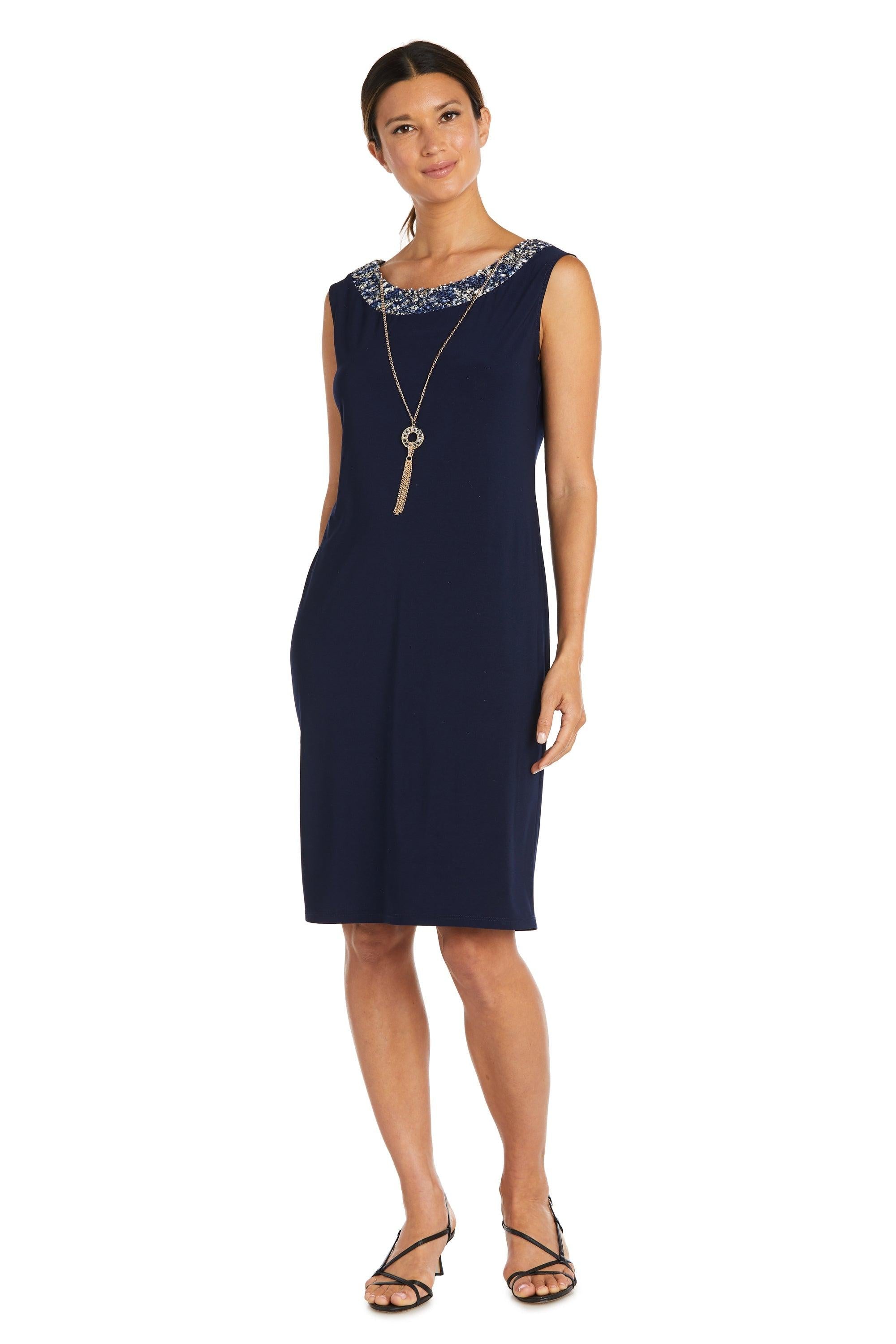 R&M Richards Short Mother of the Bride Dress 9045P - The Dress Outlet