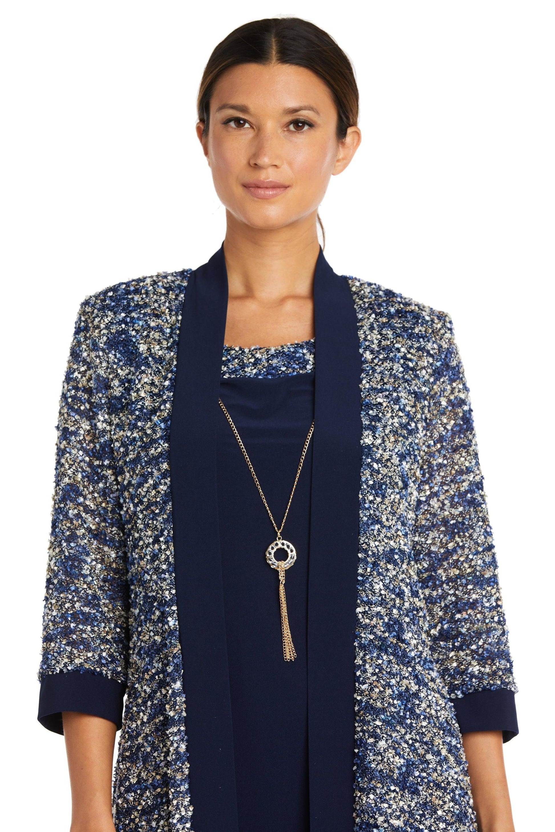 R&M Richards 9045P Short Mother Of The Bride Dress