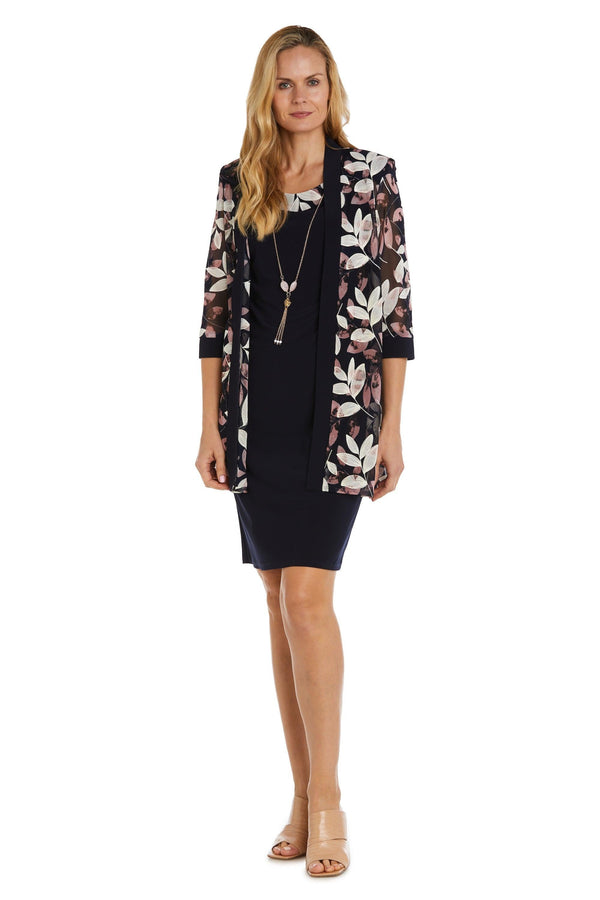 Short Mother Of The Bride Dress Short R&M Richards 9636