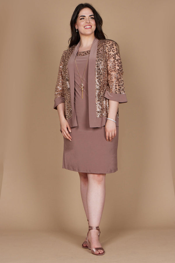 Short Mother Of The Bride Dress Short R&M Richards 7387