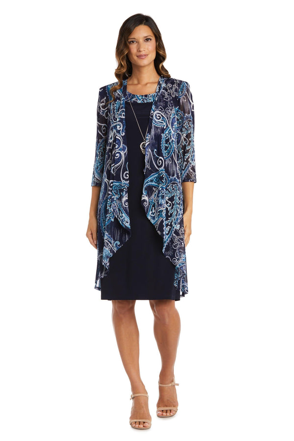 Short Petite Jacket Dress Piece R&M Richards 9187P