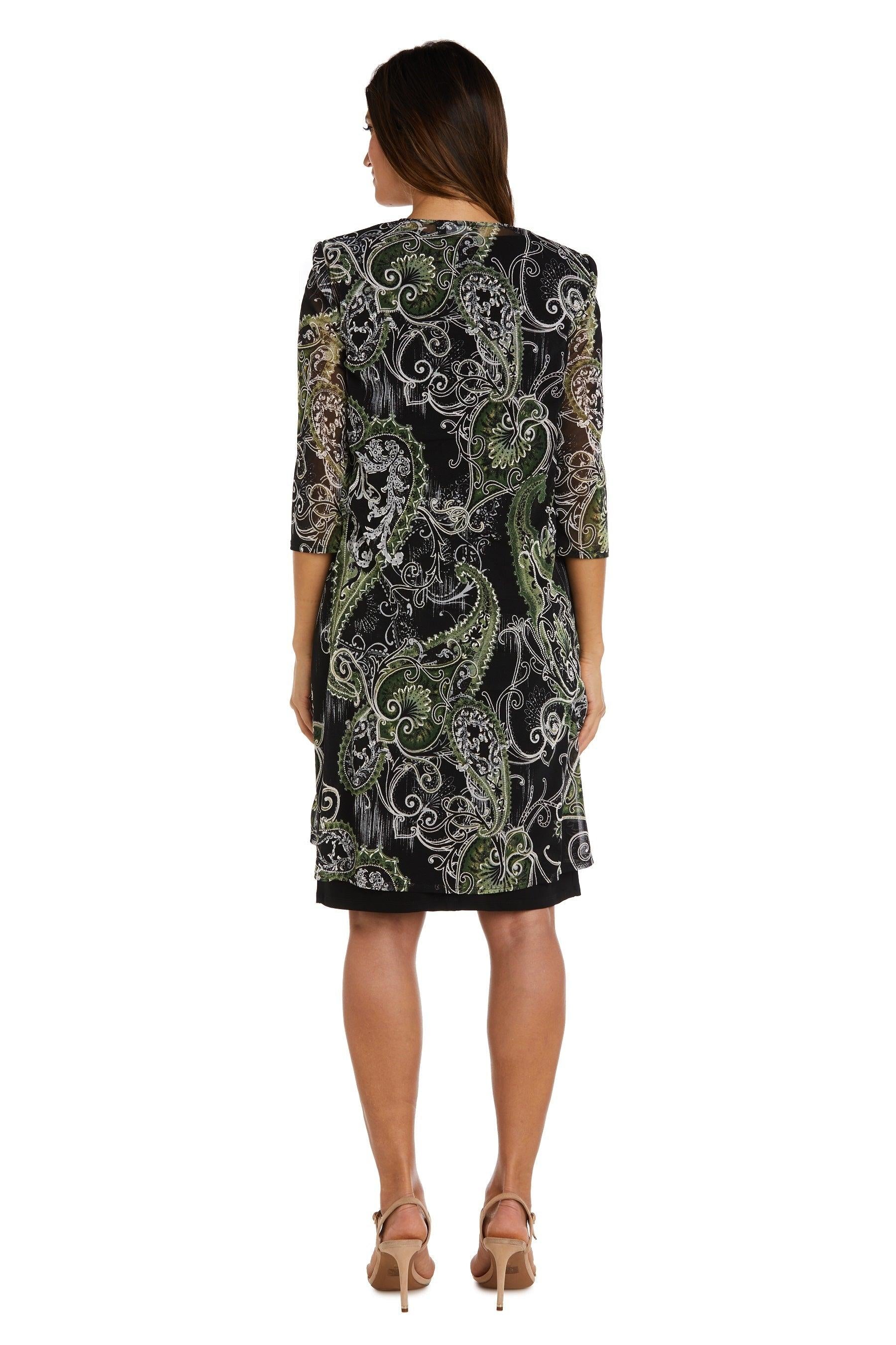 R&M Richards Short Petite 2 Piece Jacket Dress 9187P - The Dress Outlet