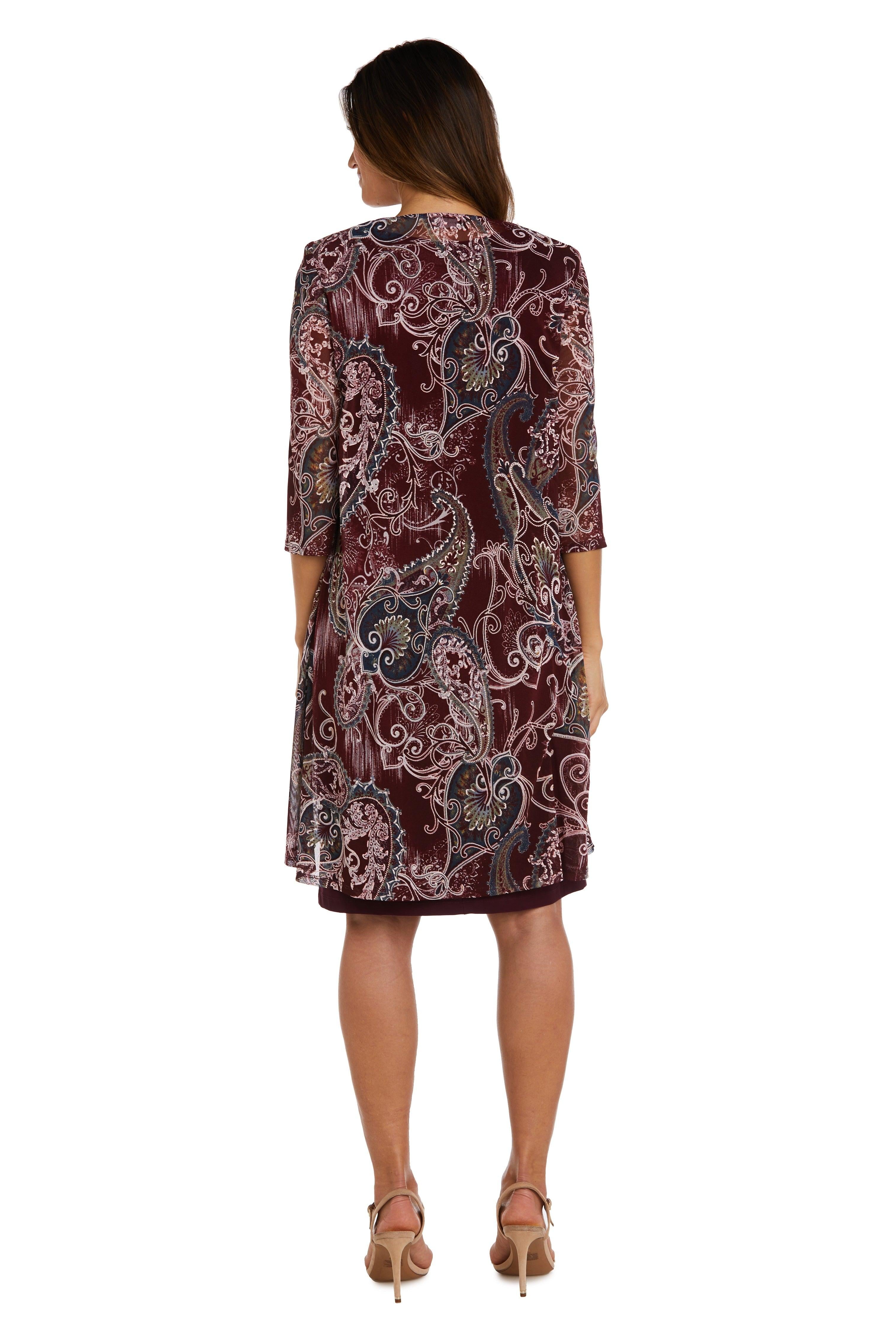 R&M Richards Short Petite 2 Piece Jacket Dress 9187P - The Dress Outlet