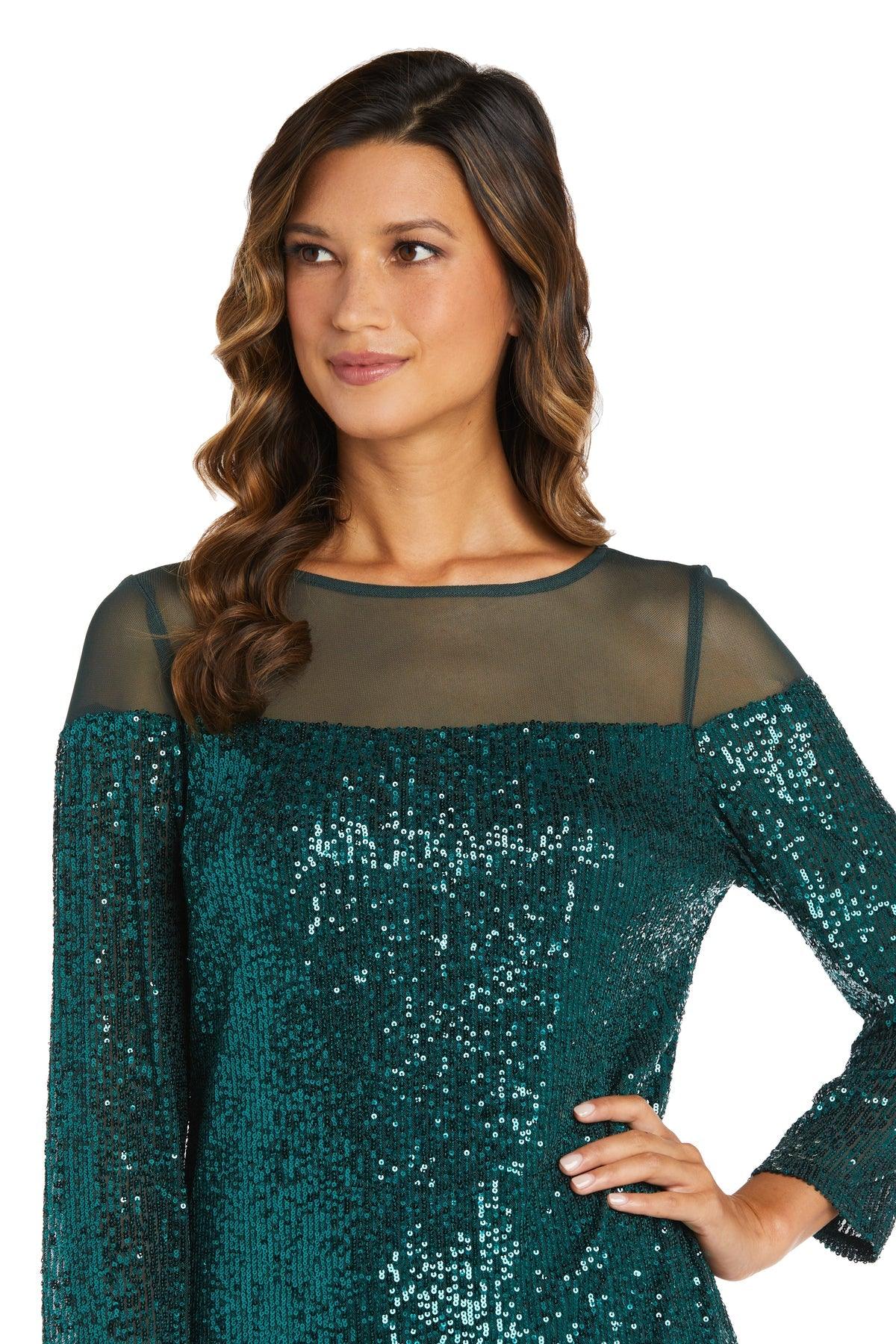 R&M Richards Short Petite Cocktail Dress 2428P - The Dress Outlet