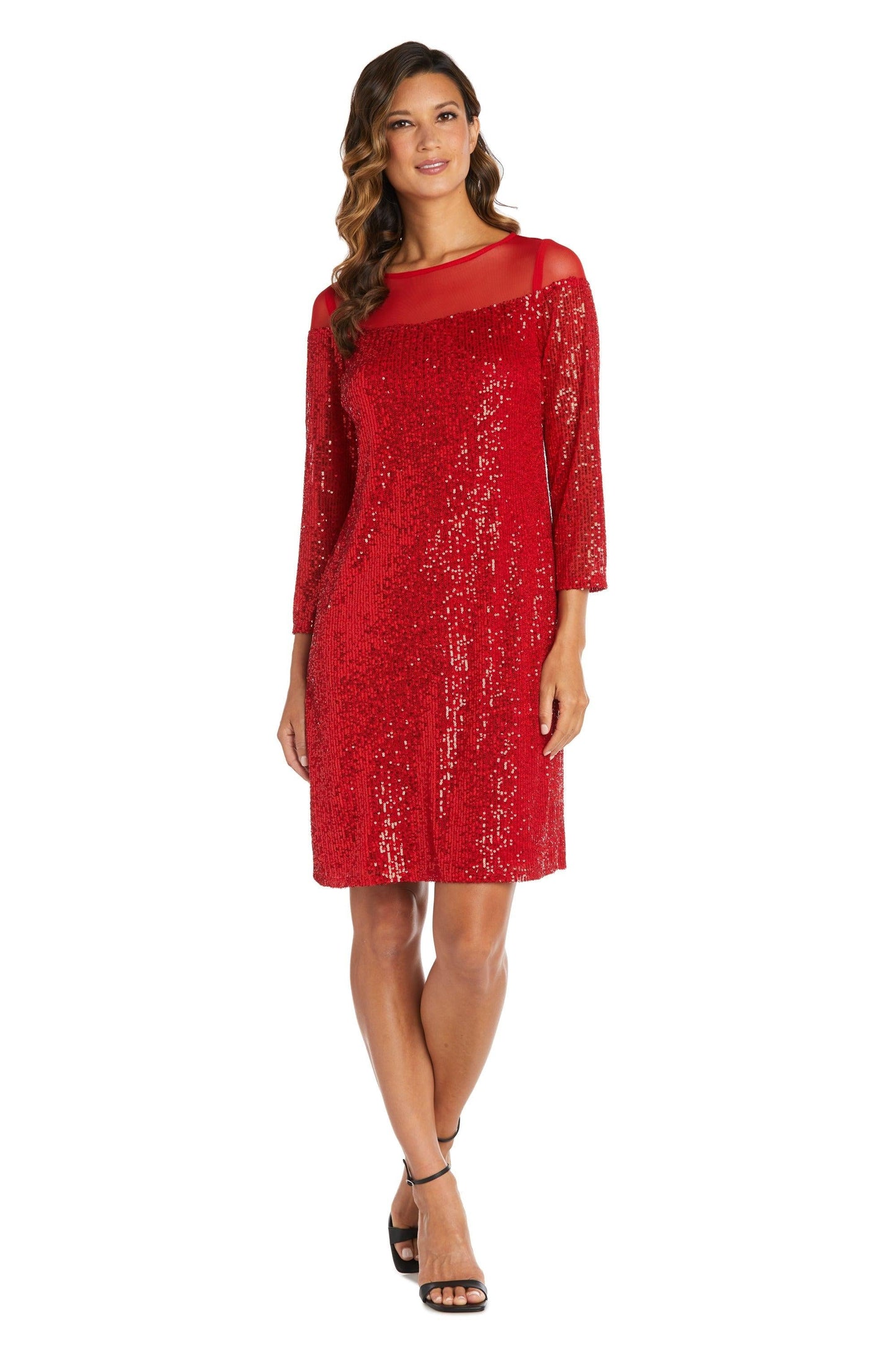 R&M Richards Short Petite Cocktail Dress 2428P - The Dress Outlet