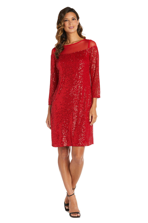 Short Petite Dress Cocktail R&M Richards 2428P