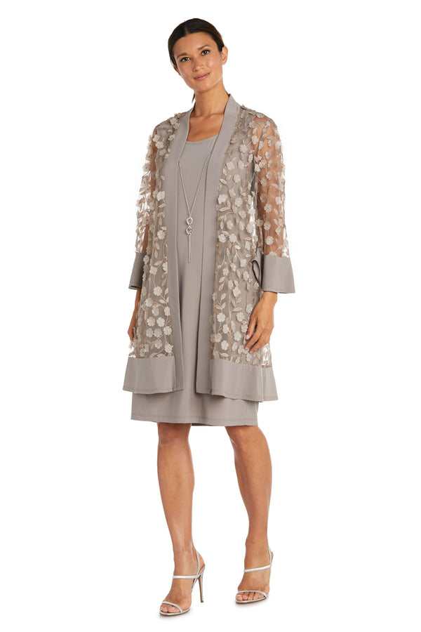 Short Petite Jacket Dress Dress R&M Richards 2643P