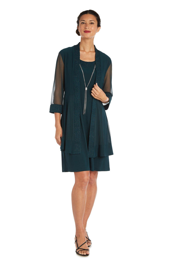 Short Petite Dress Jacket R&M Richards 5394P