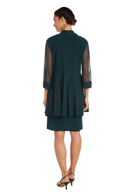 R&M Richards Short Petite Jacket Dress 5394P - The Dress Outlet