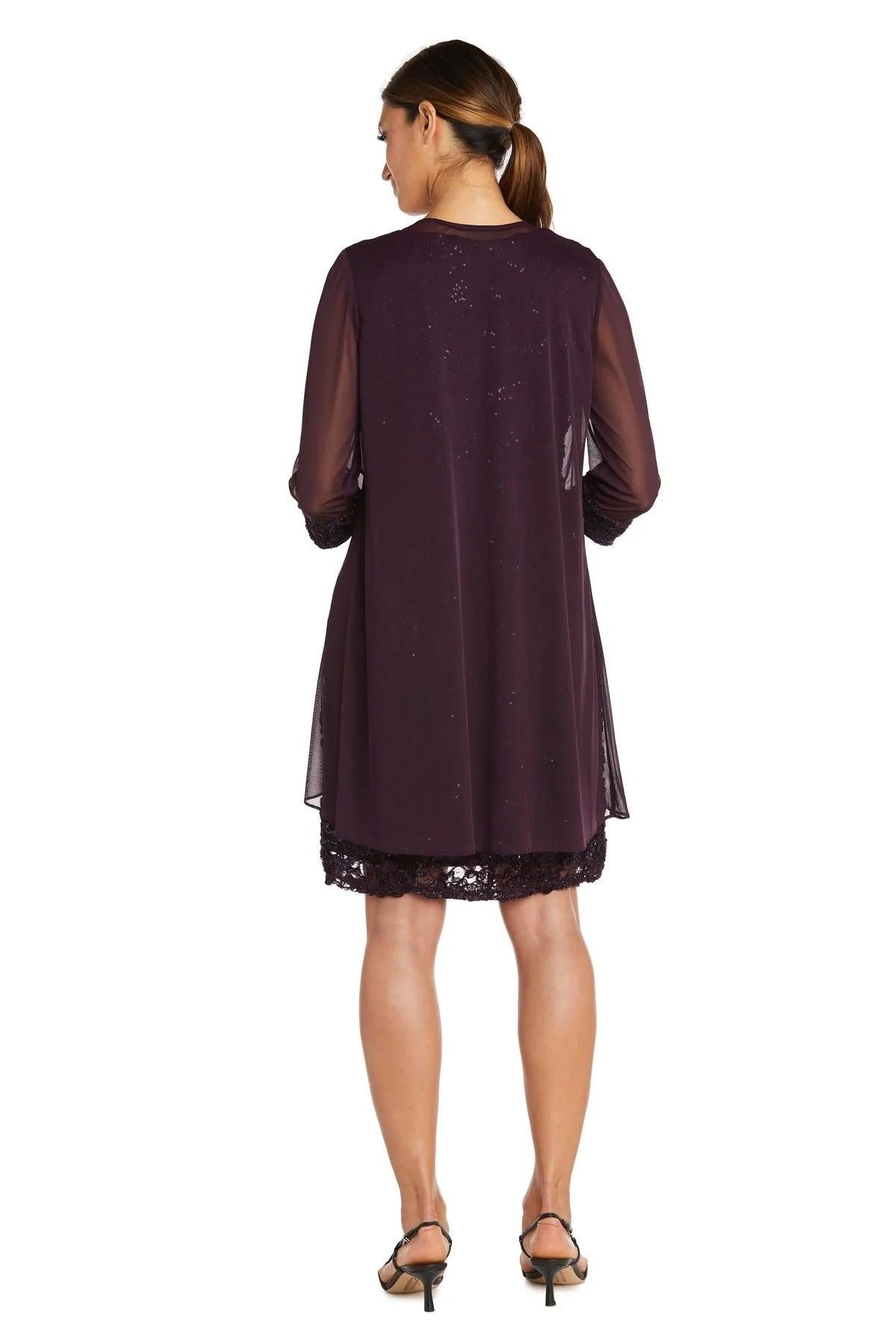 R&M Richards Short Petite Jacket Dress 7078P - The Dress Outlet